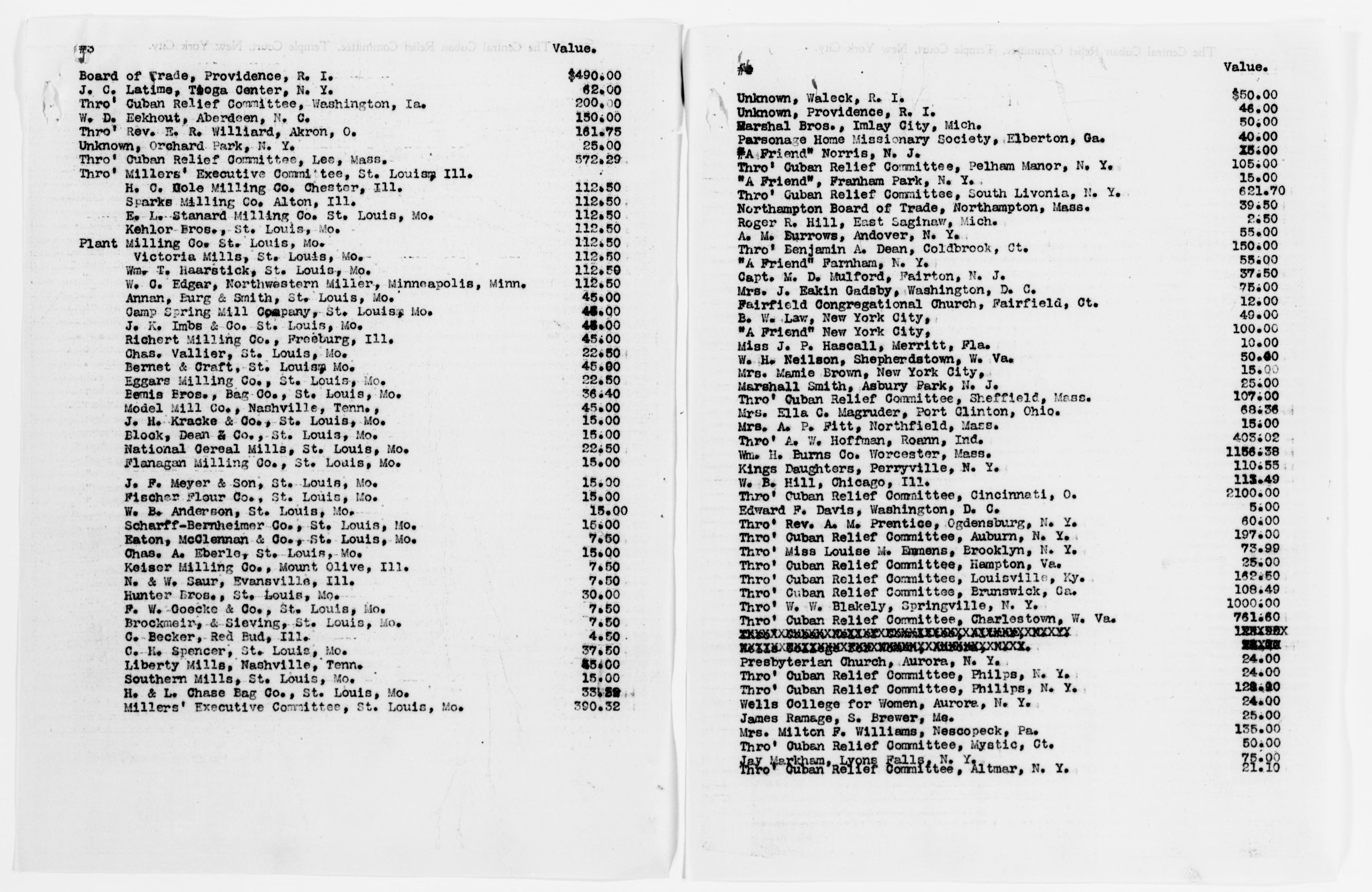Scanned image of the current content page