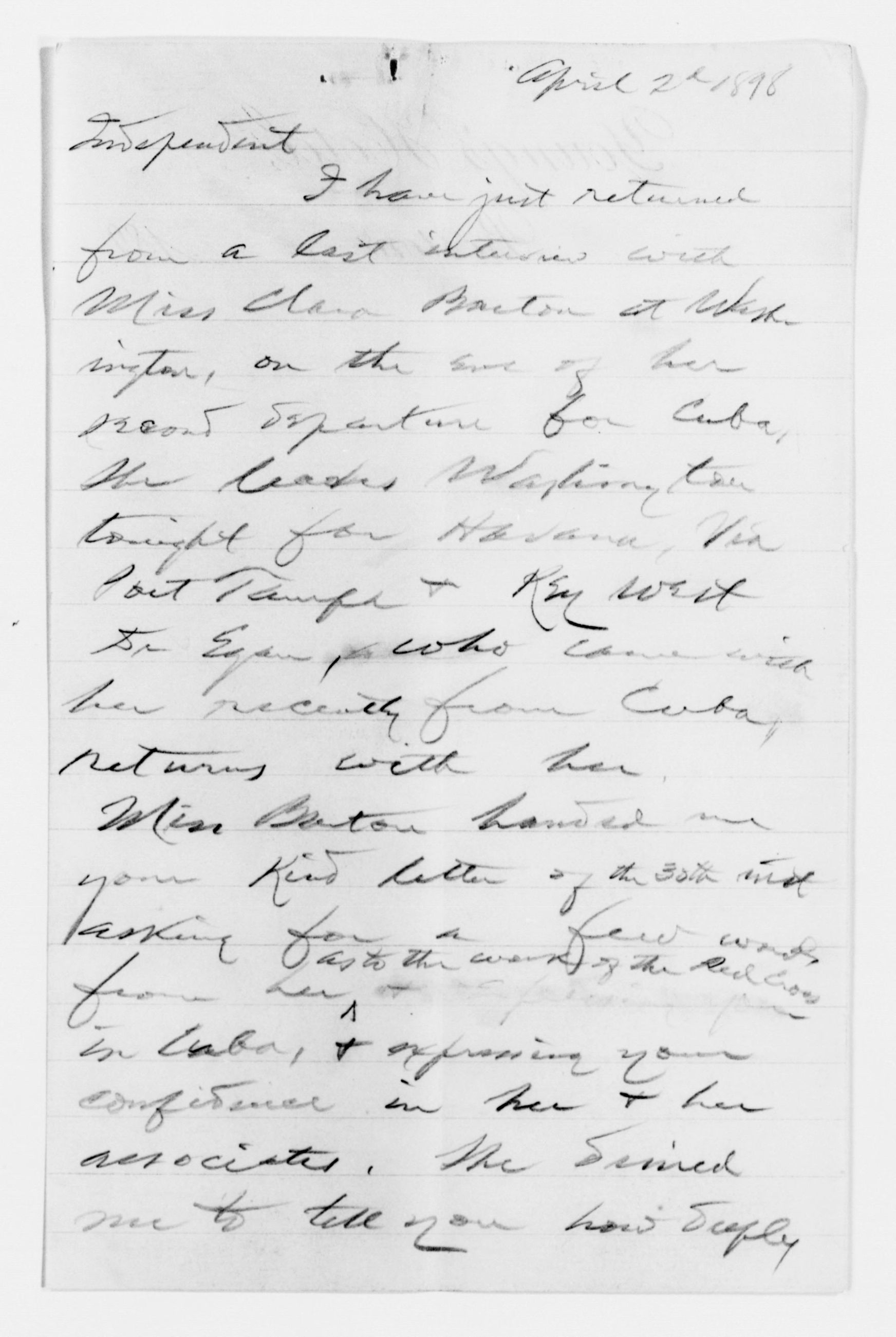 Scanned image of the current content page