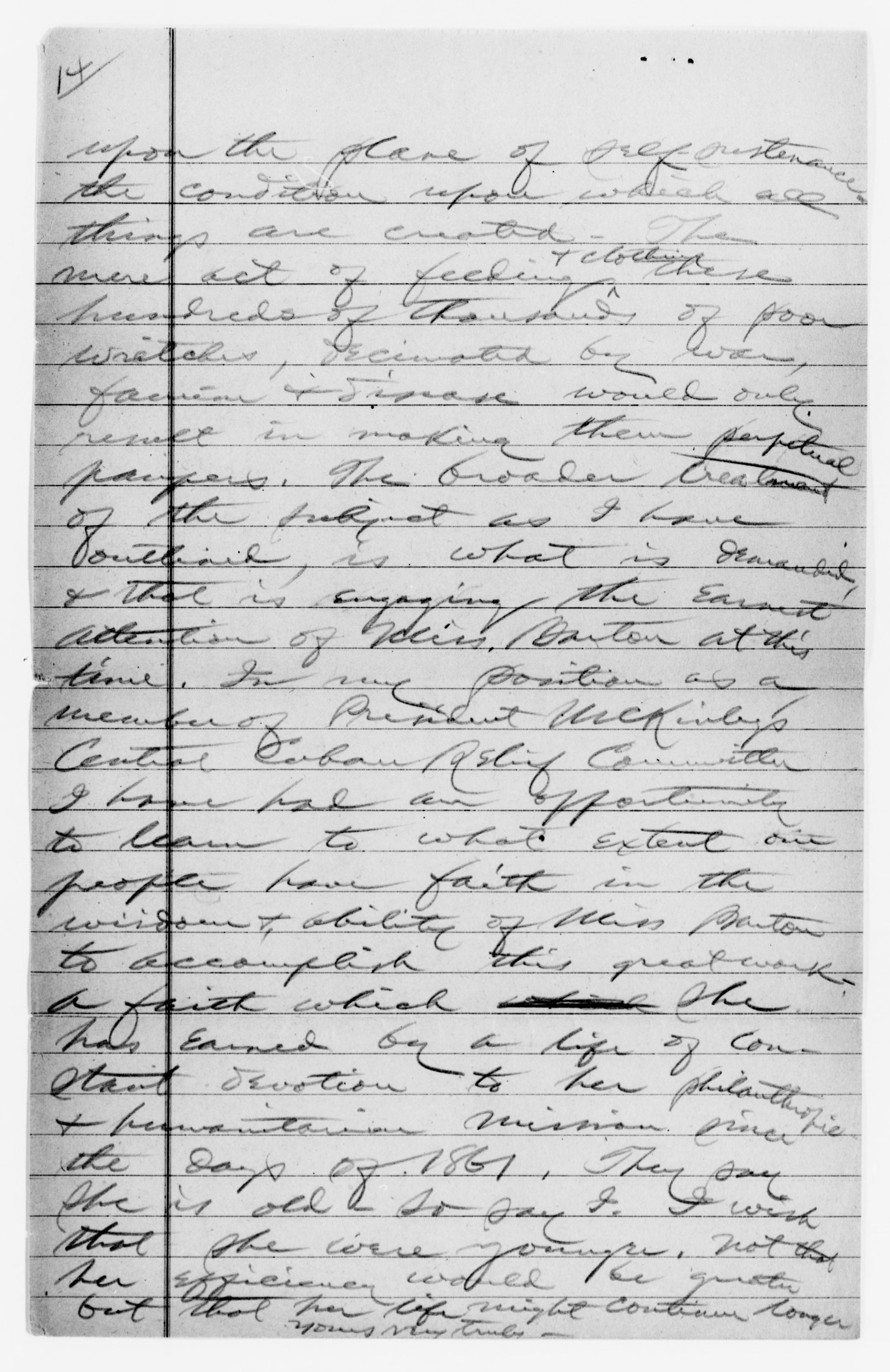 Scanned image of the current content page