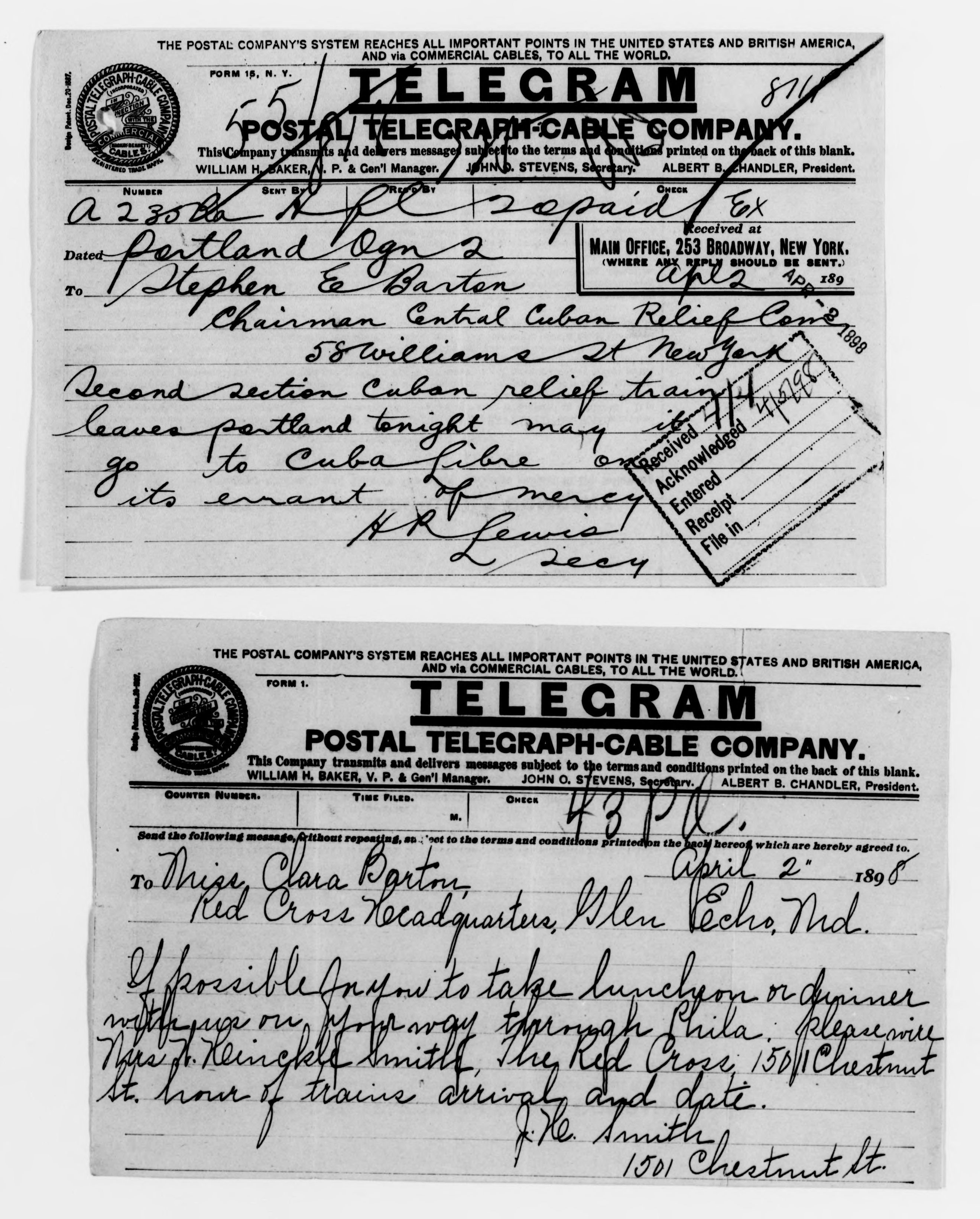 Scanned image of the current content page