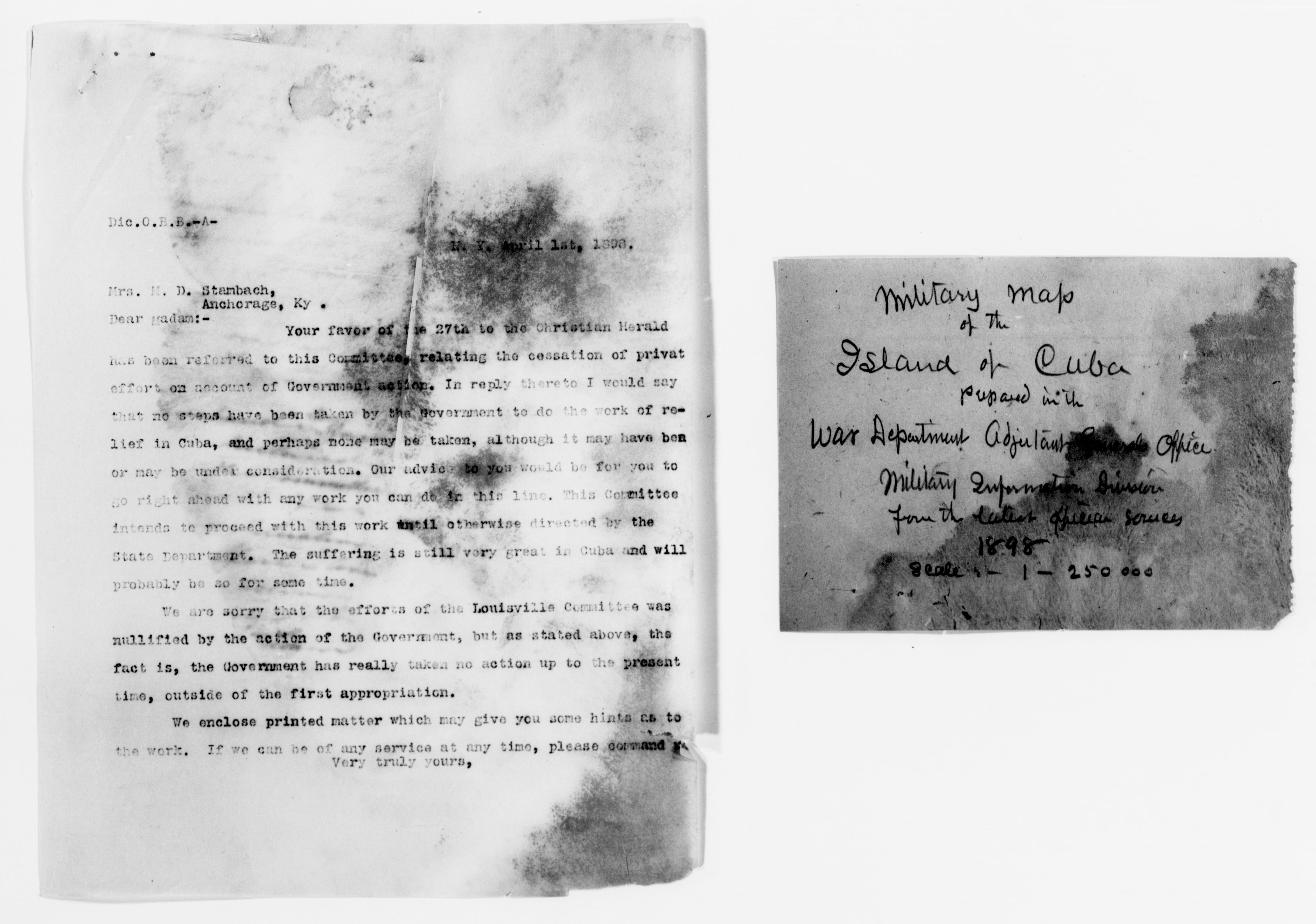 Scanned image of the current content page