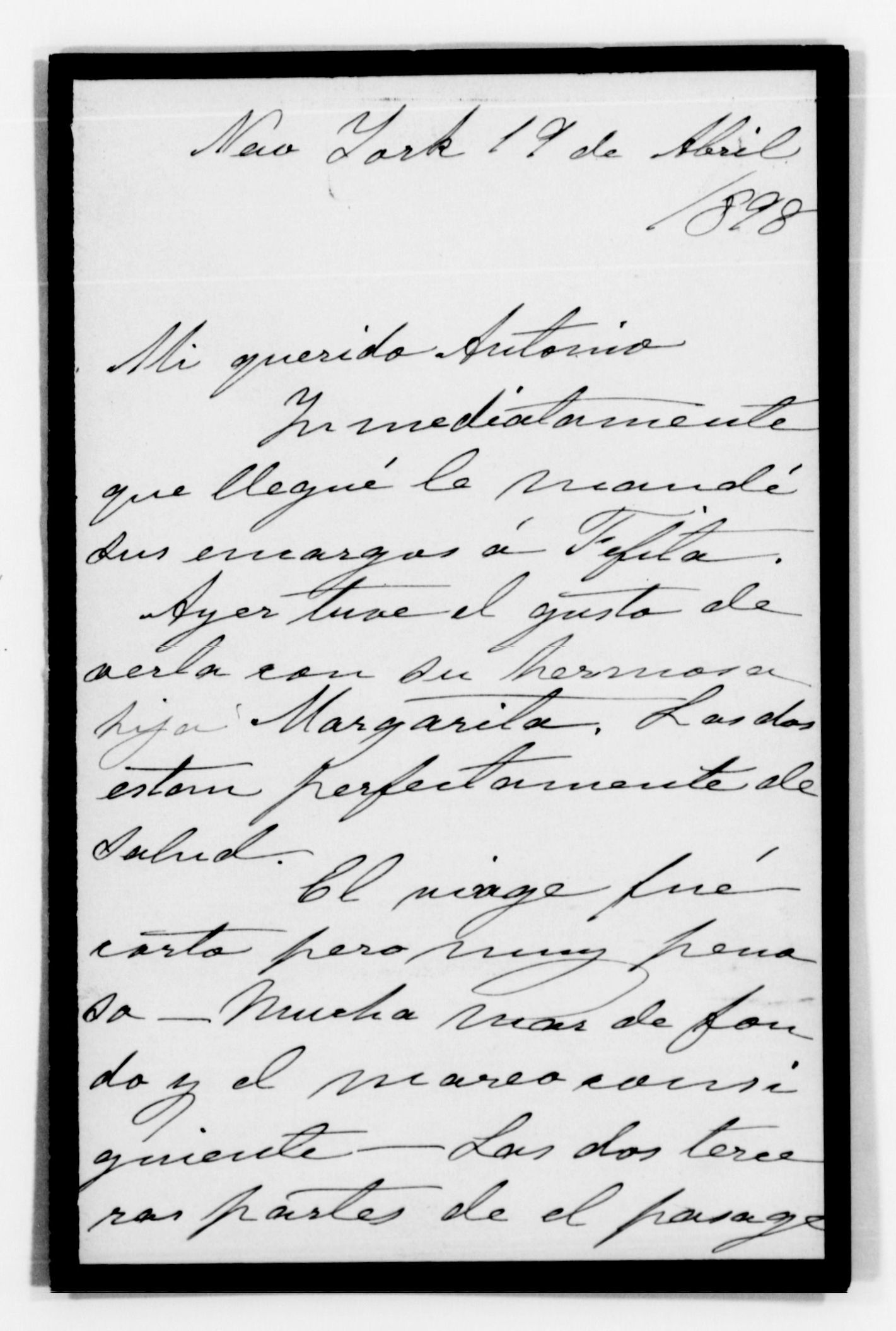 Scanned image of the current content page