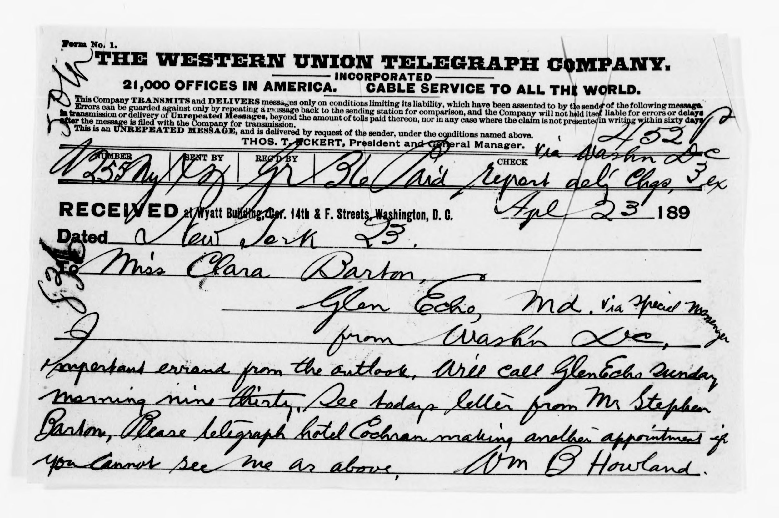 Scanned image of the current content page