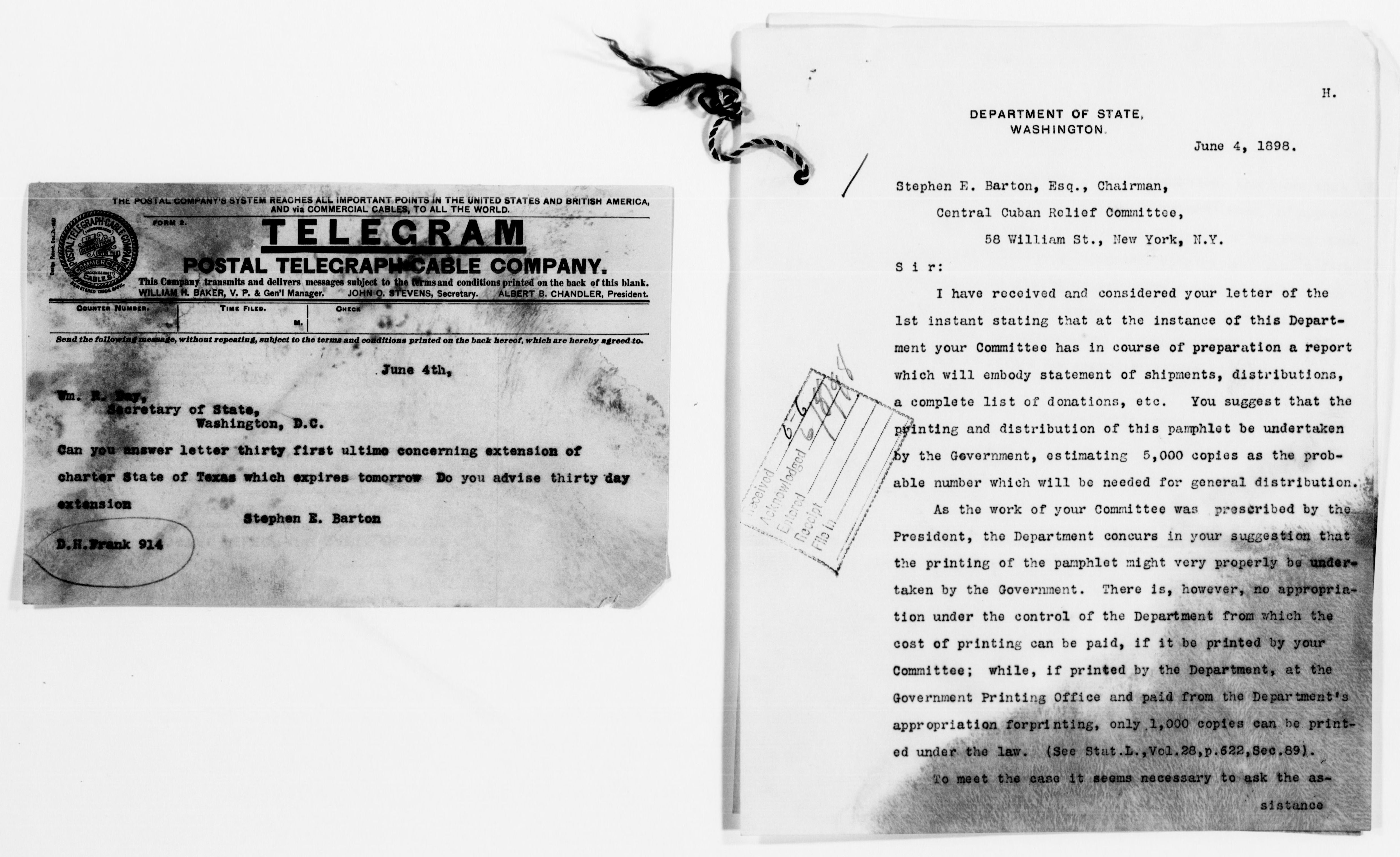 Scanned image of the current content page