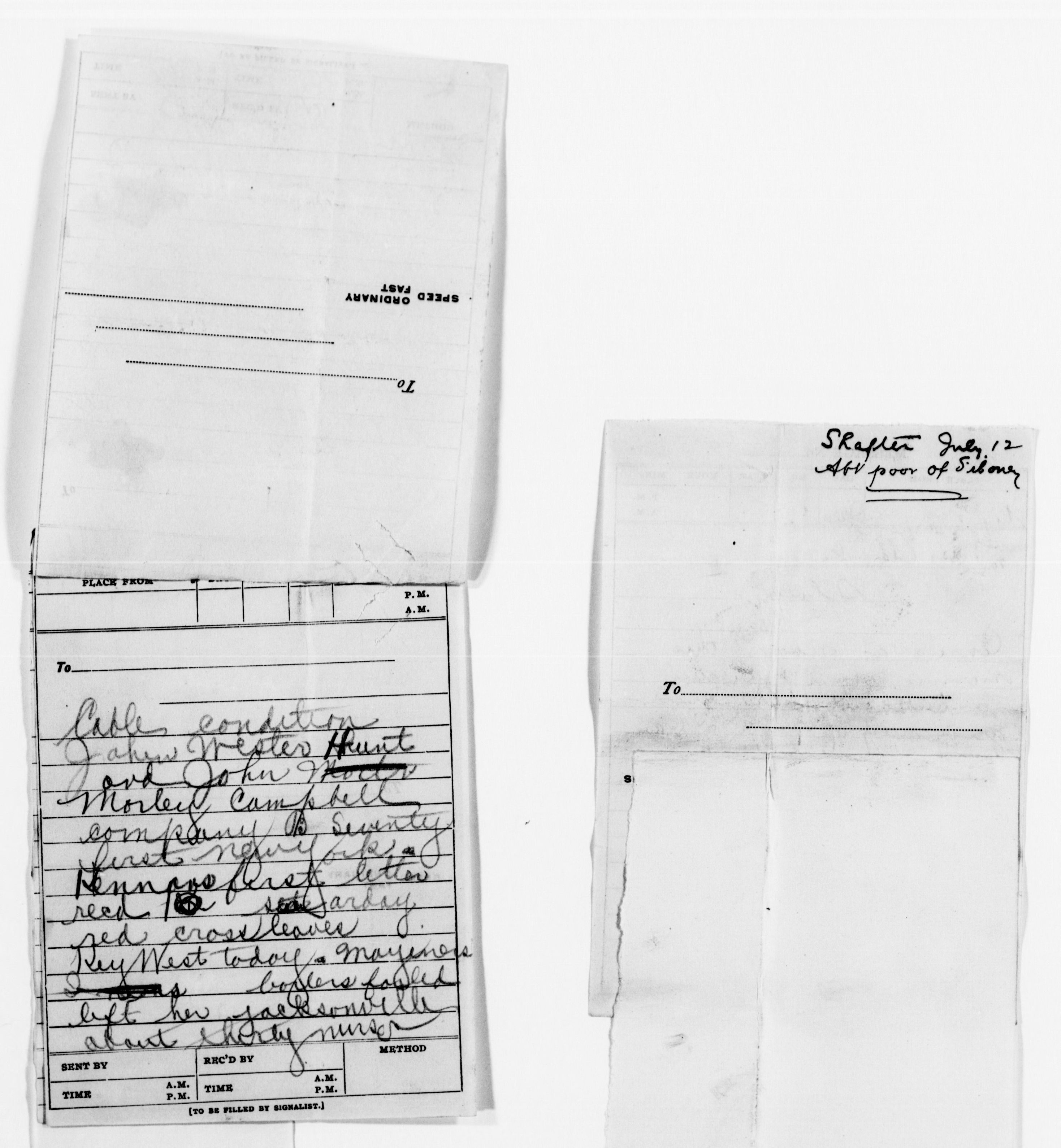 Scanned image of the current content page