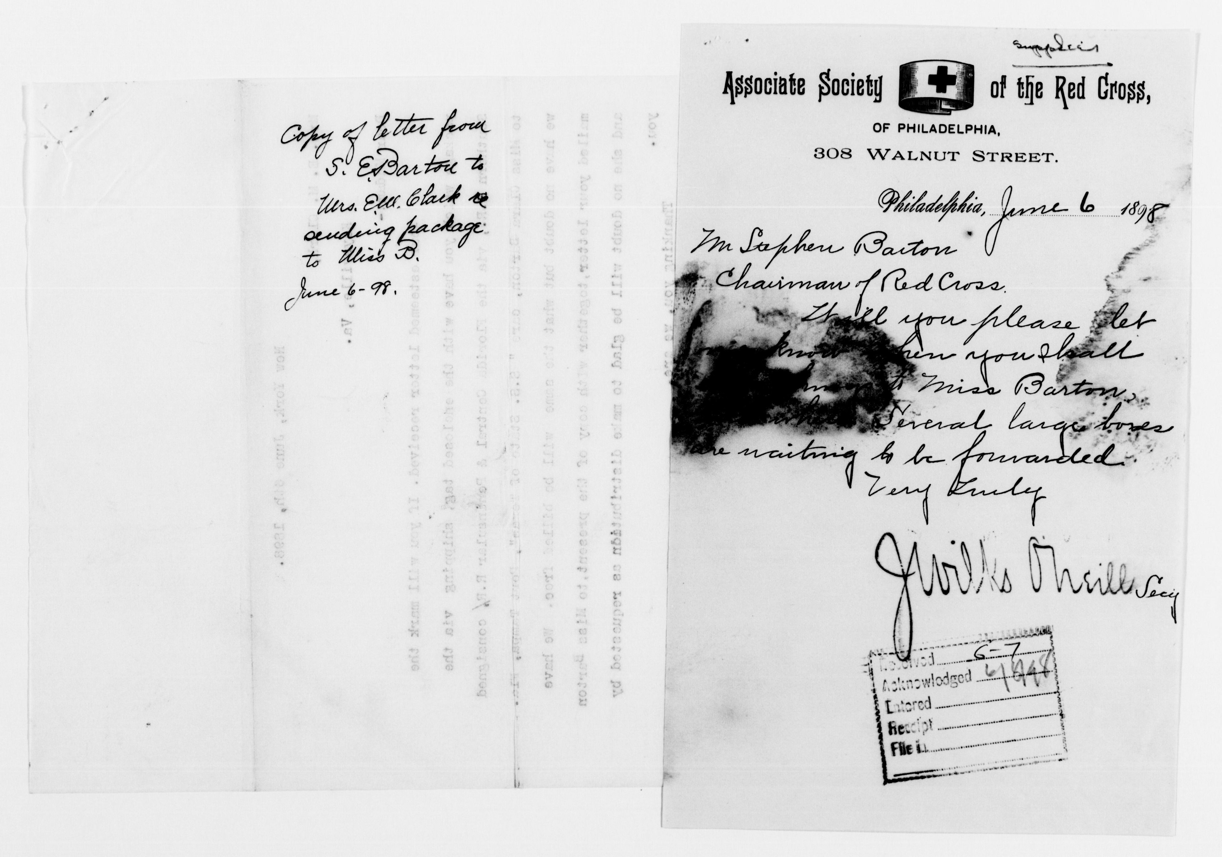 Scanned image of the current content page