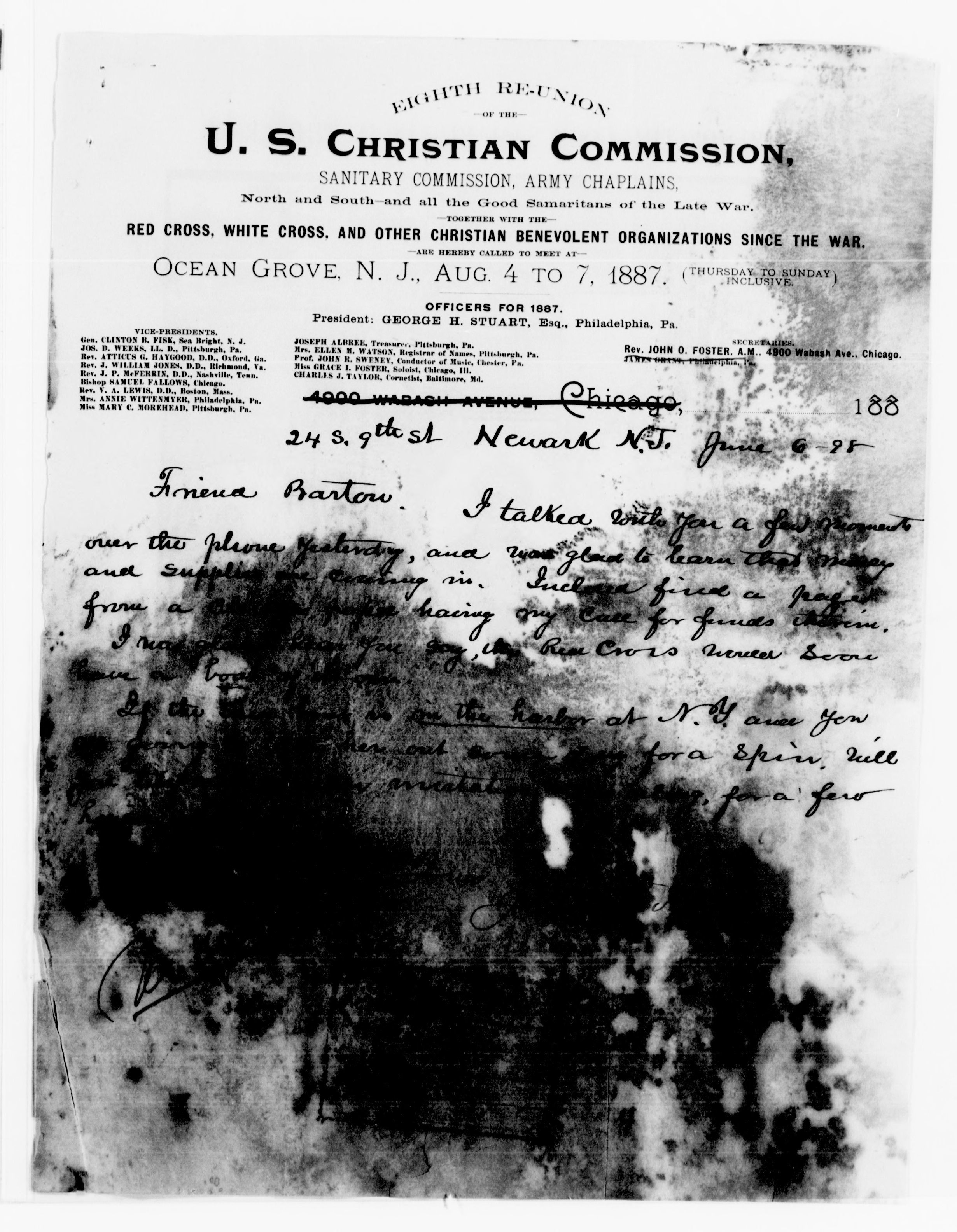Scanned image of the current content page