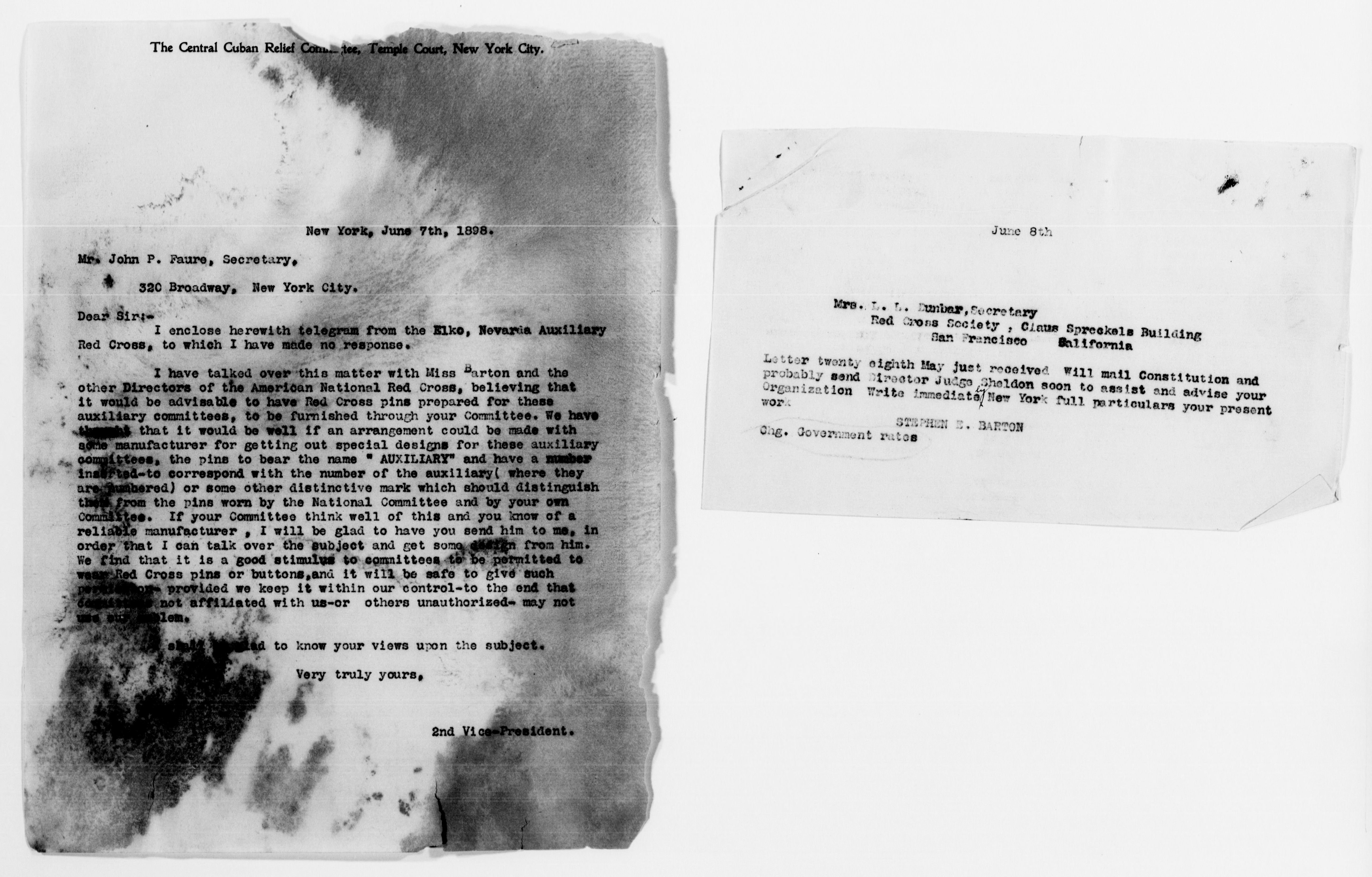 Scanned image of the current content page