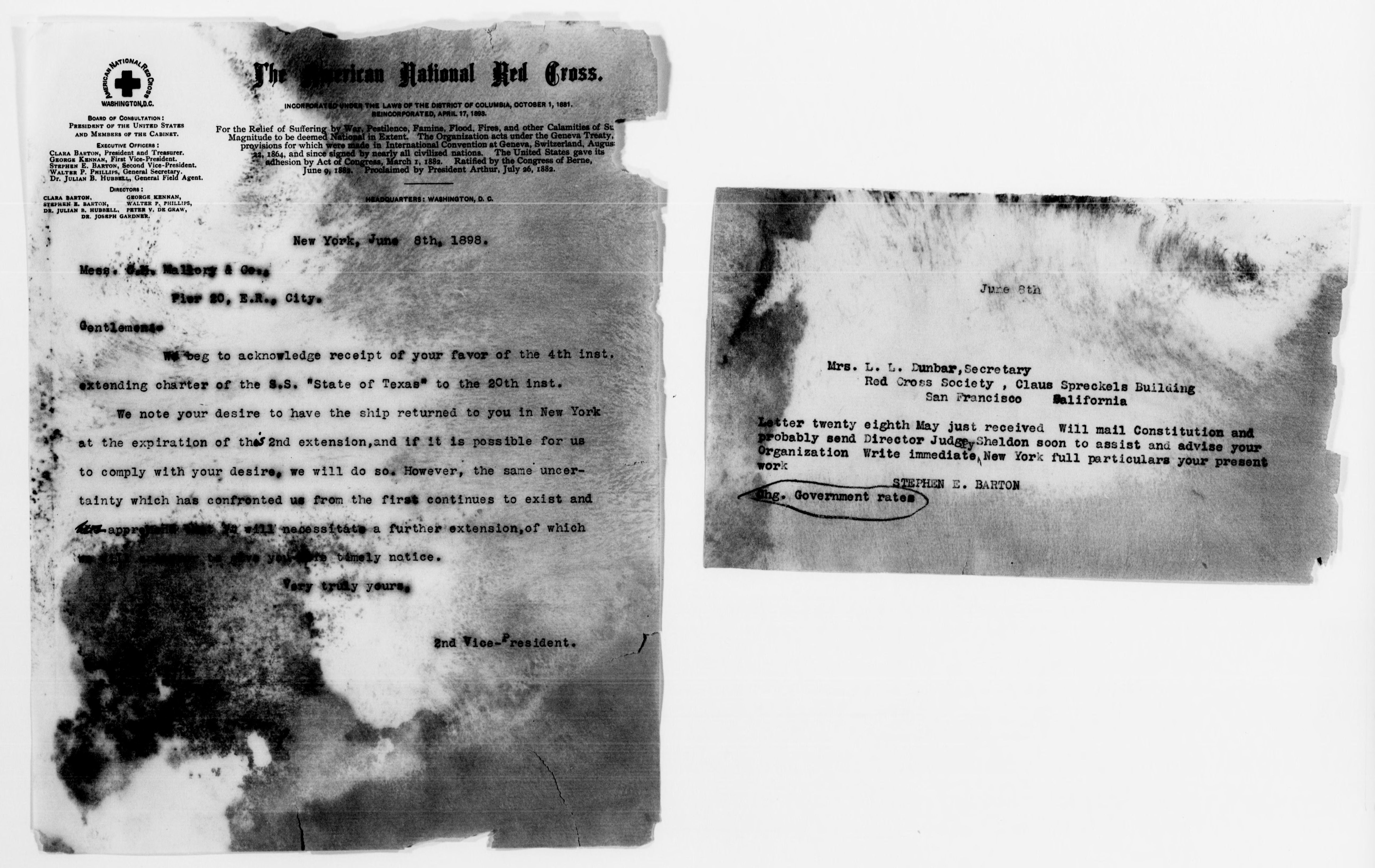 Scanned image of the current content page