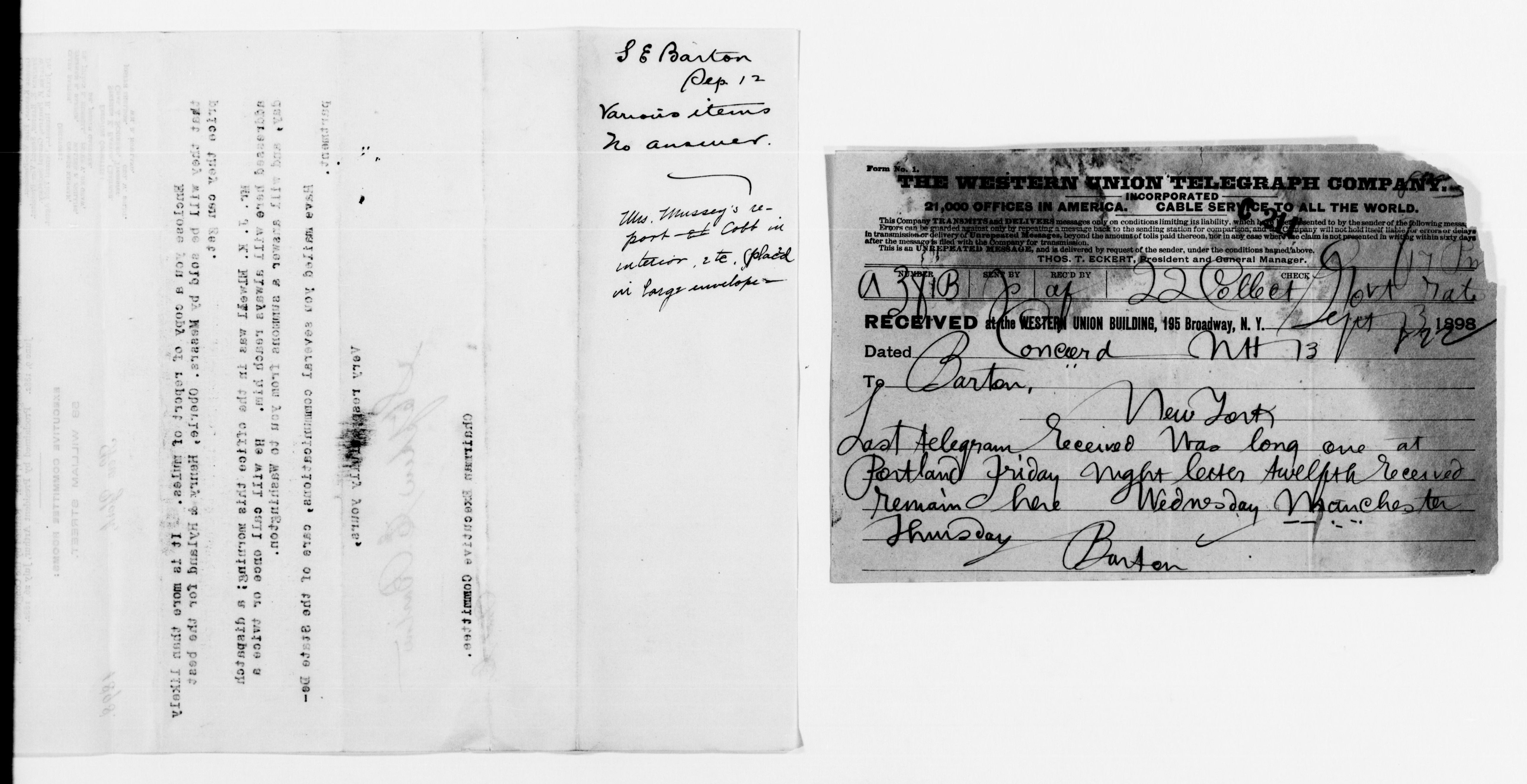 Scanned image of the current content page