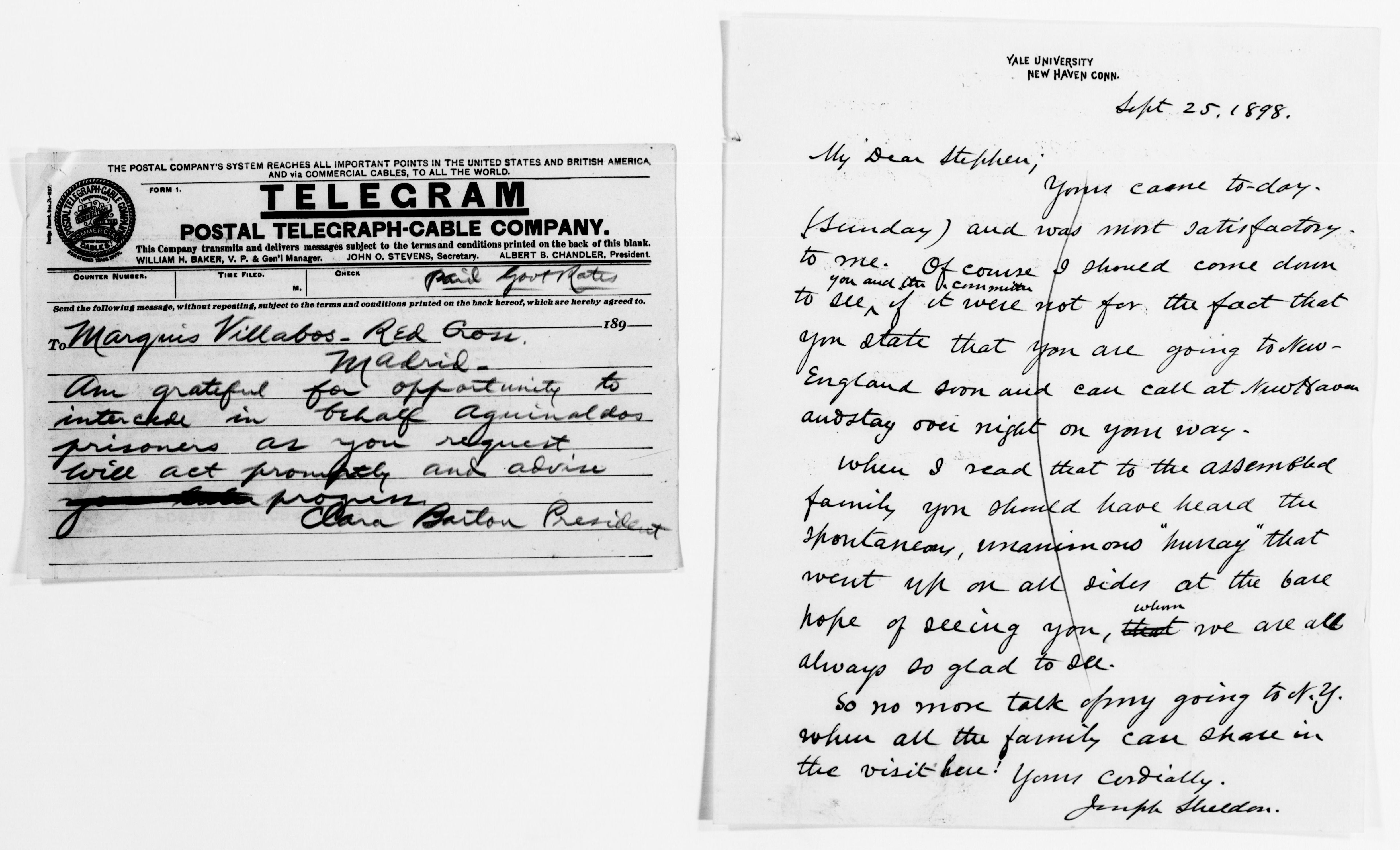 Scanned image of the current content page