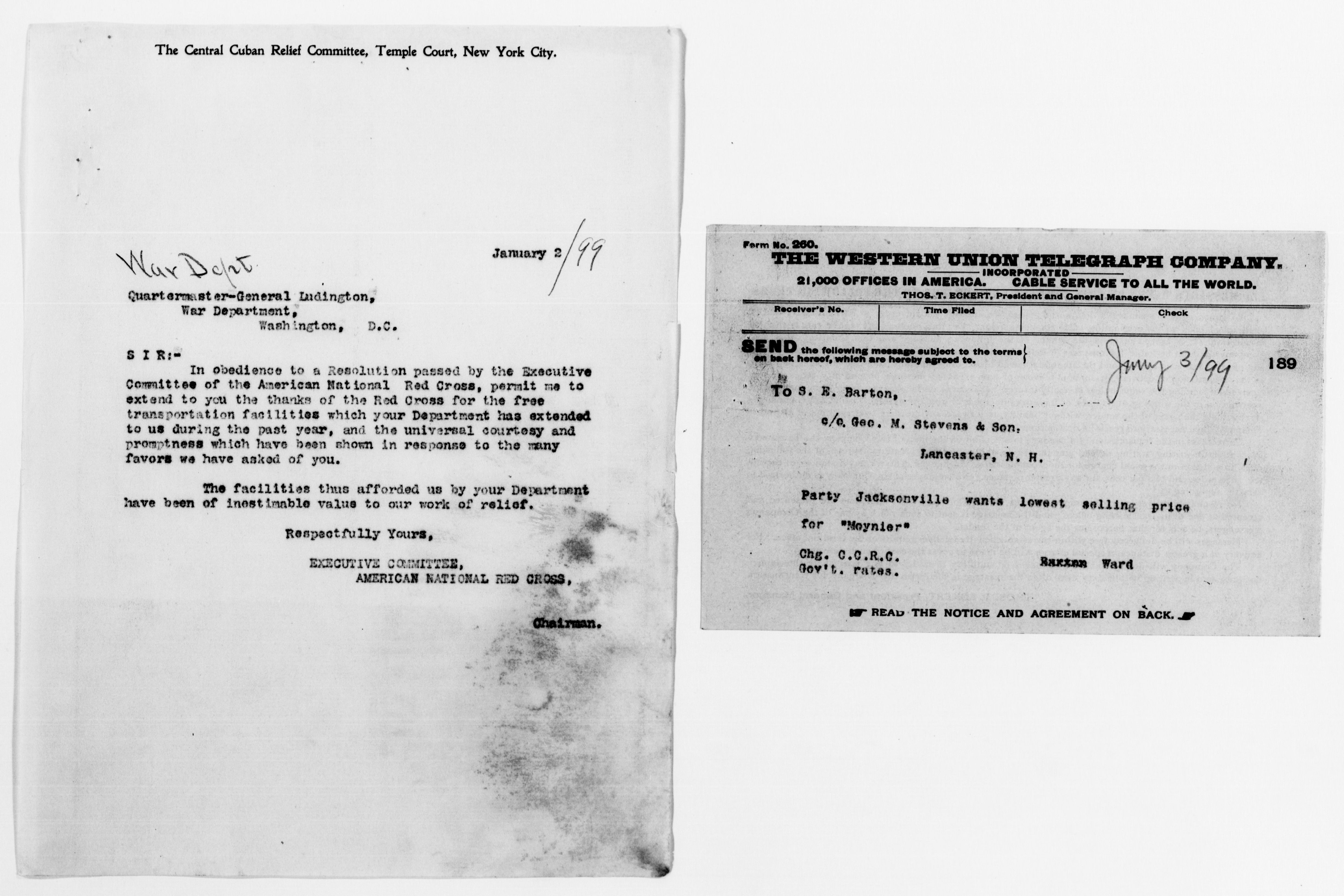 Scanned image of the current content page