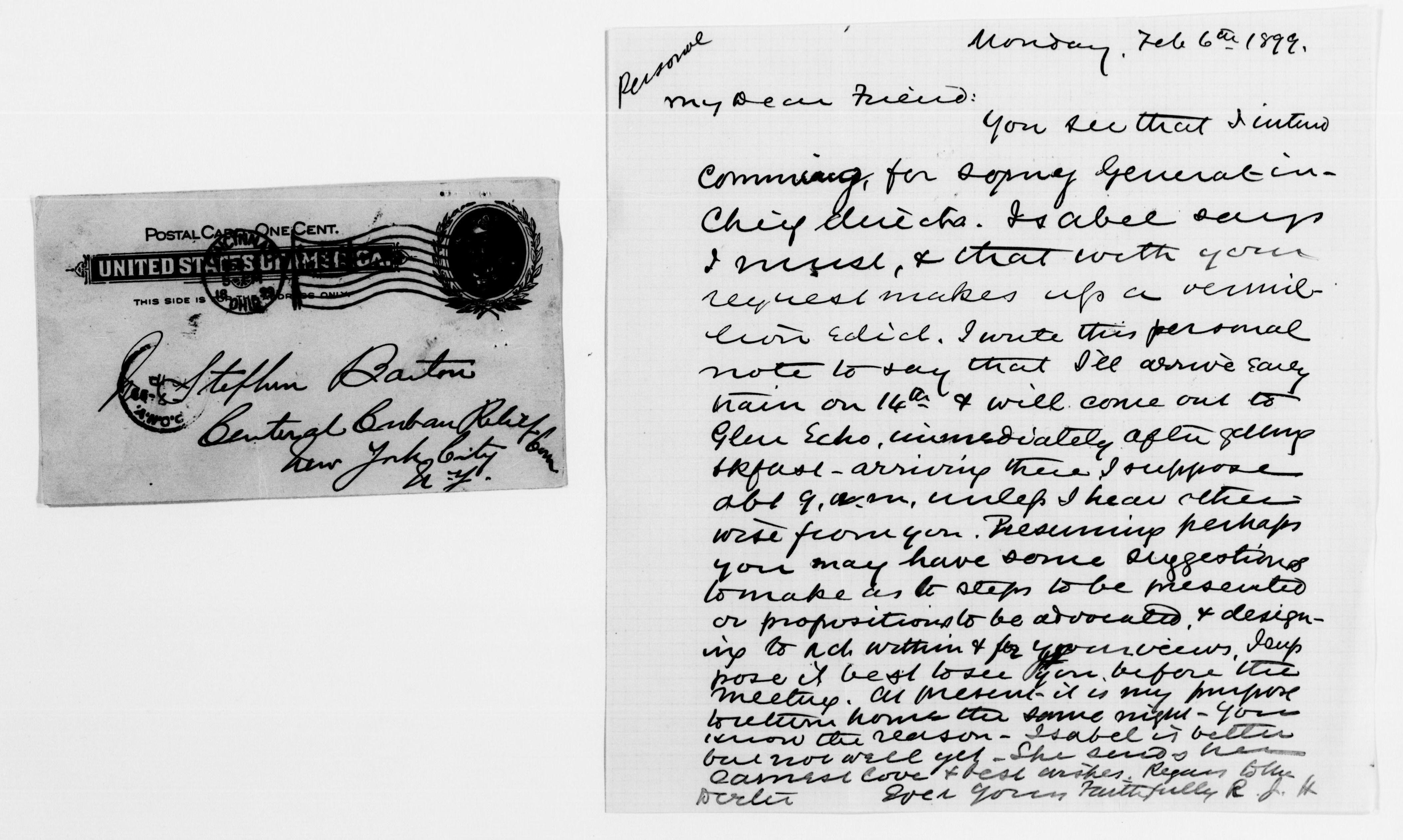 Scanned image of the current content page