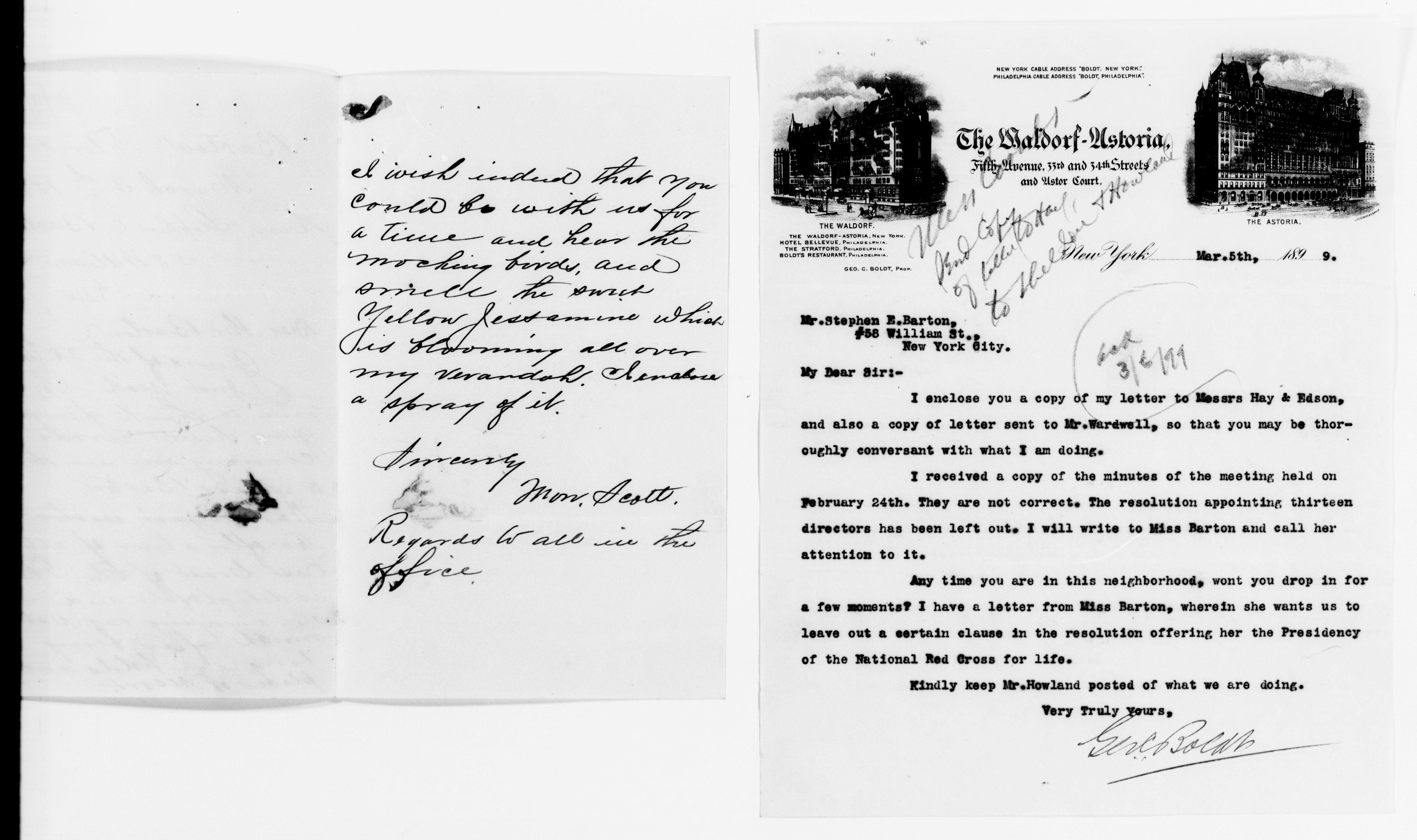 Scanned image of the current content page