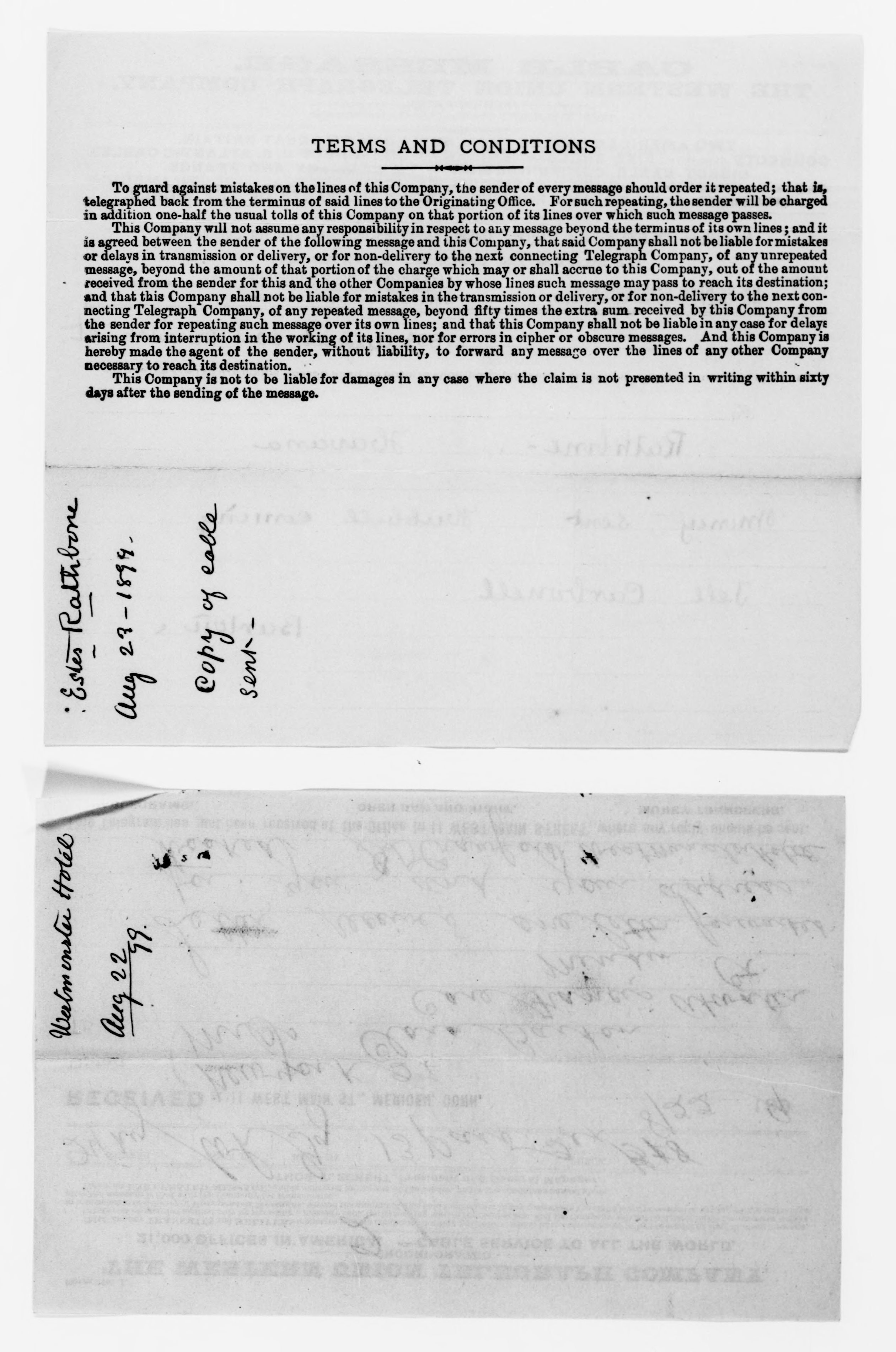 Scanned image of the current content page