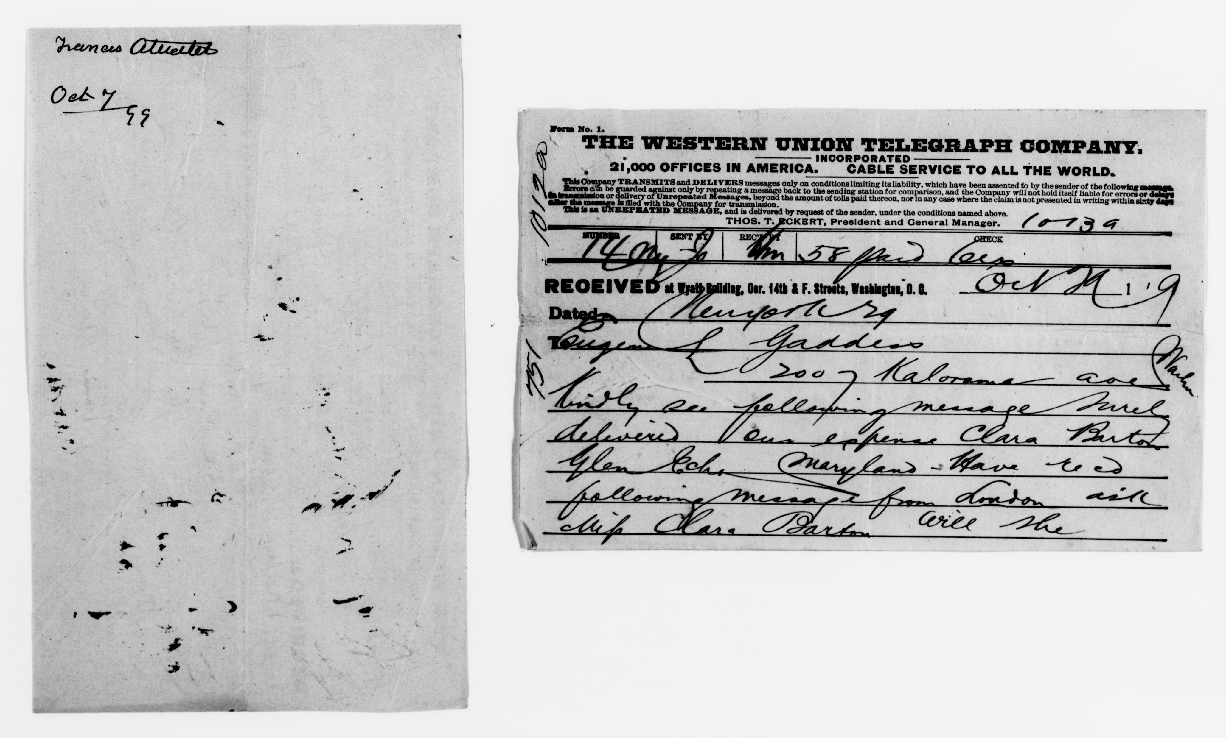 Scanned image of the current content page