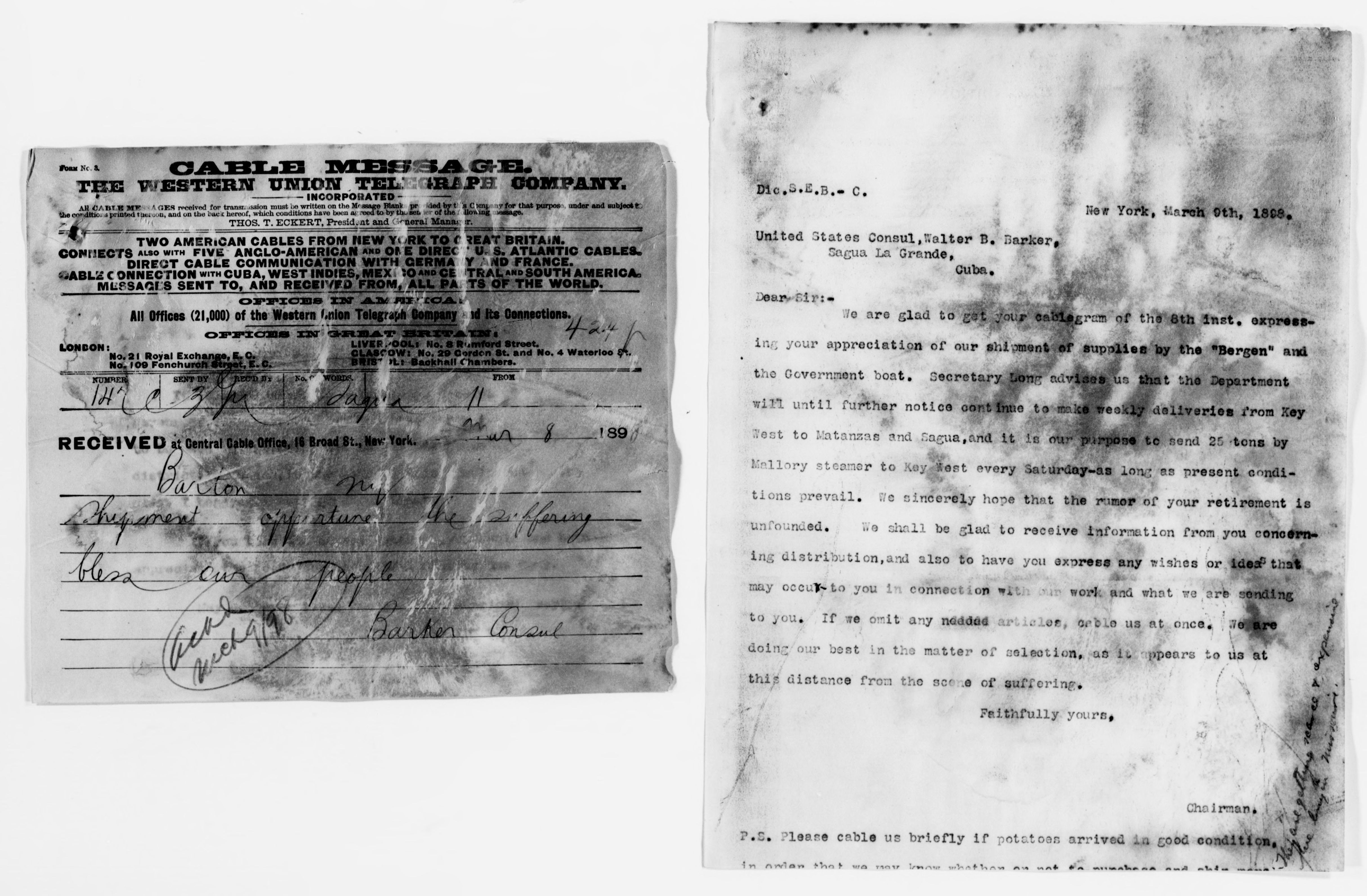Scanned image of the current content page
