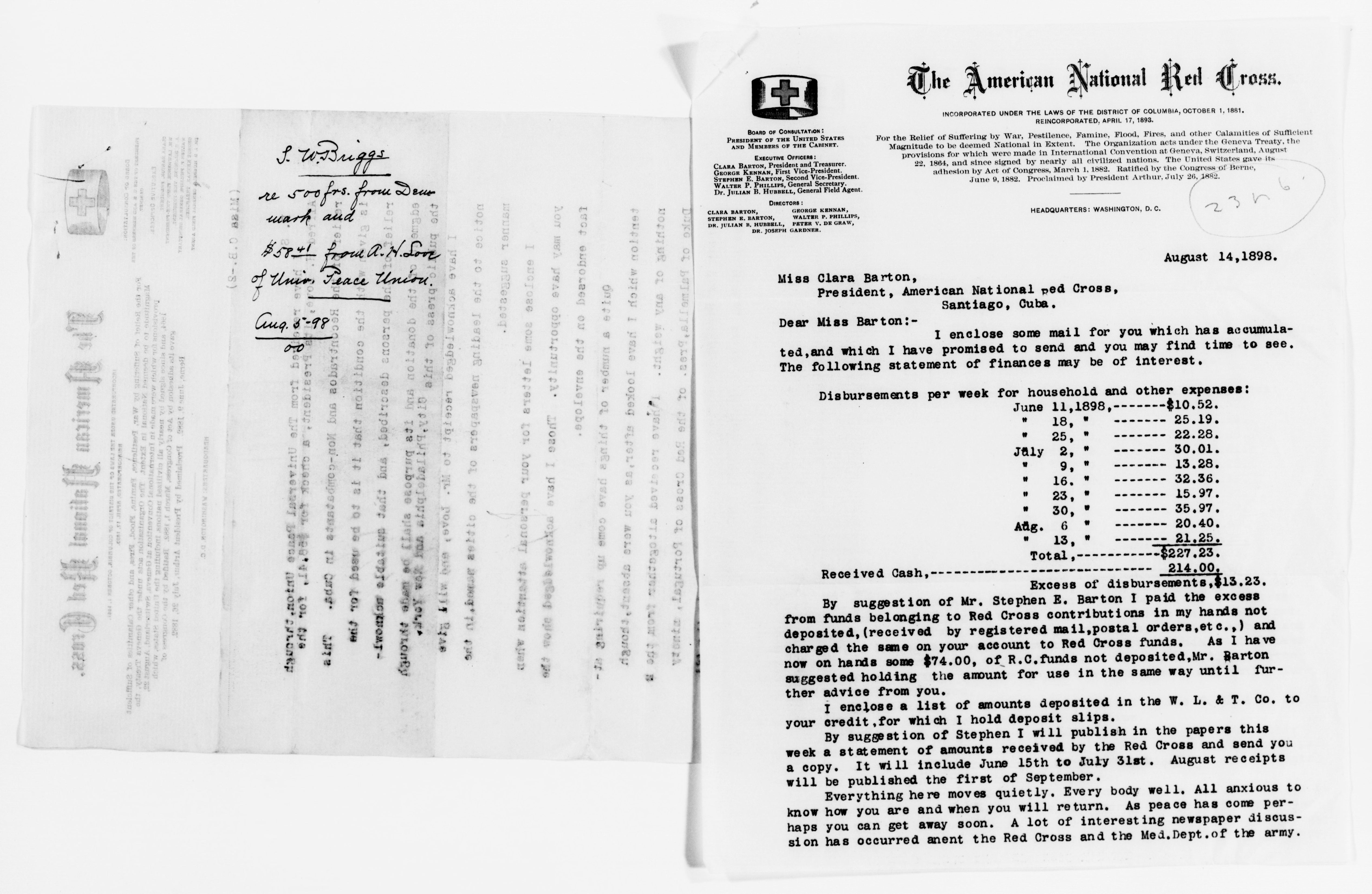 Scanned image of the current content page