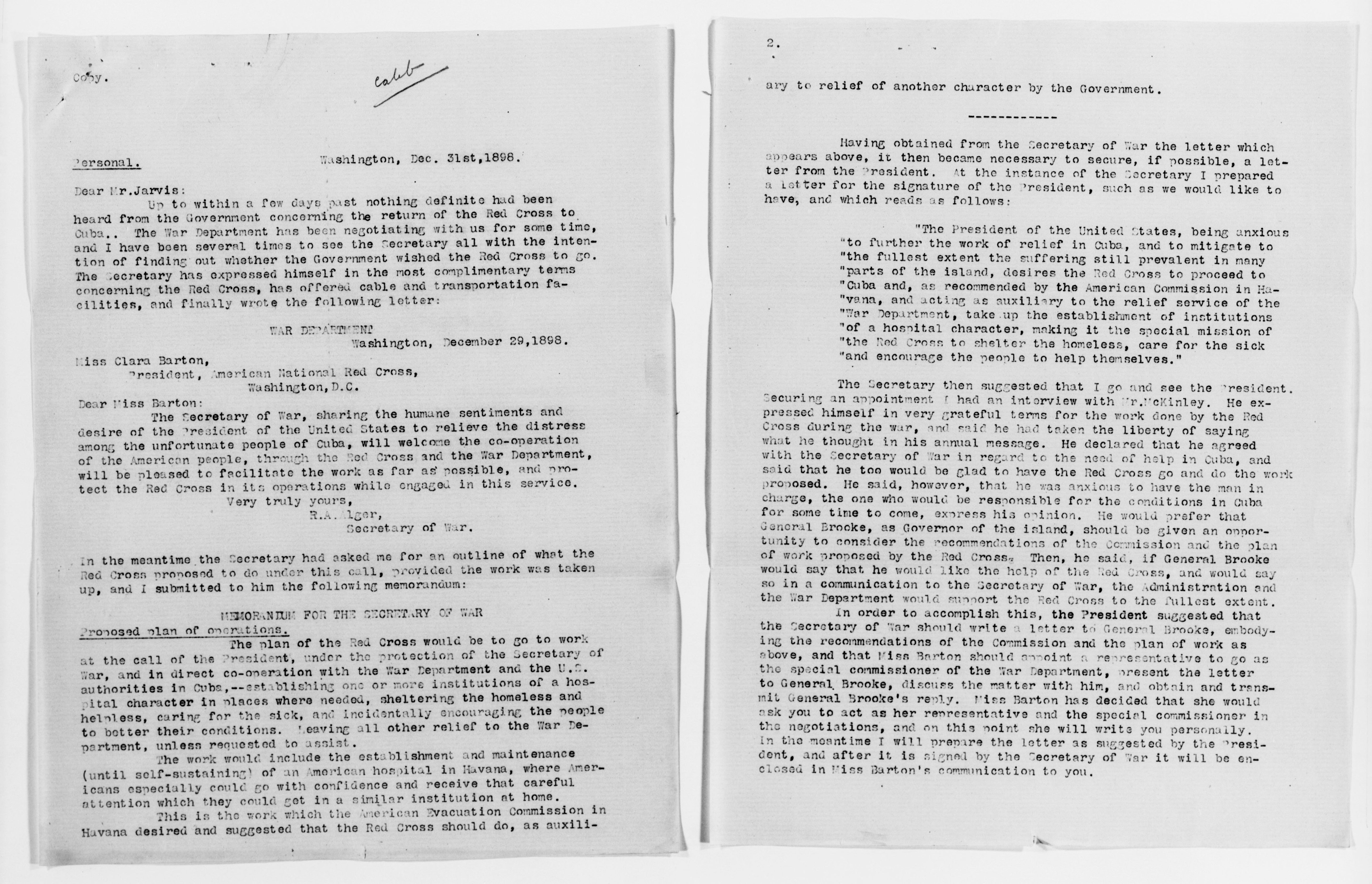 Scanned image of the current content page