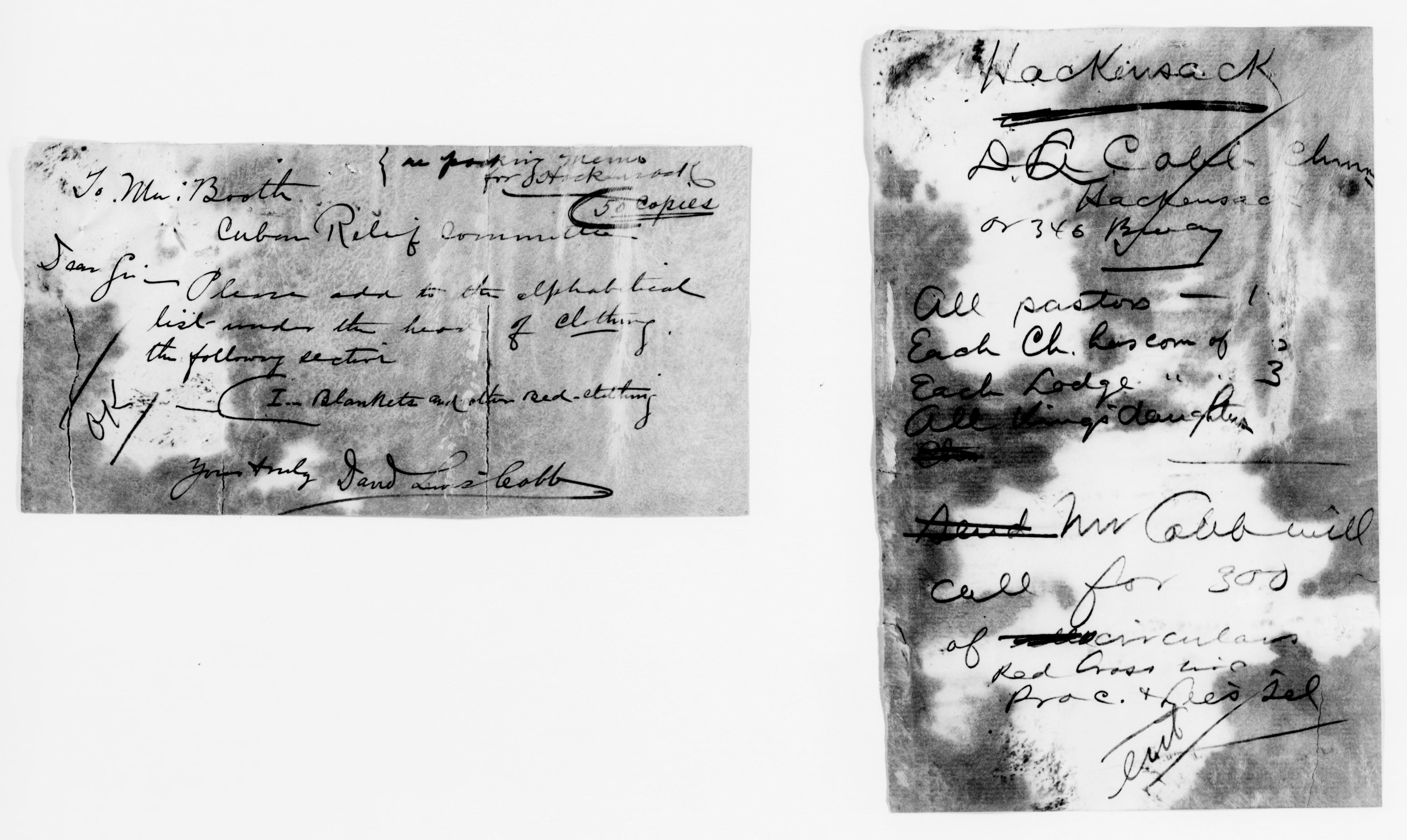 Scanned image of the current content page