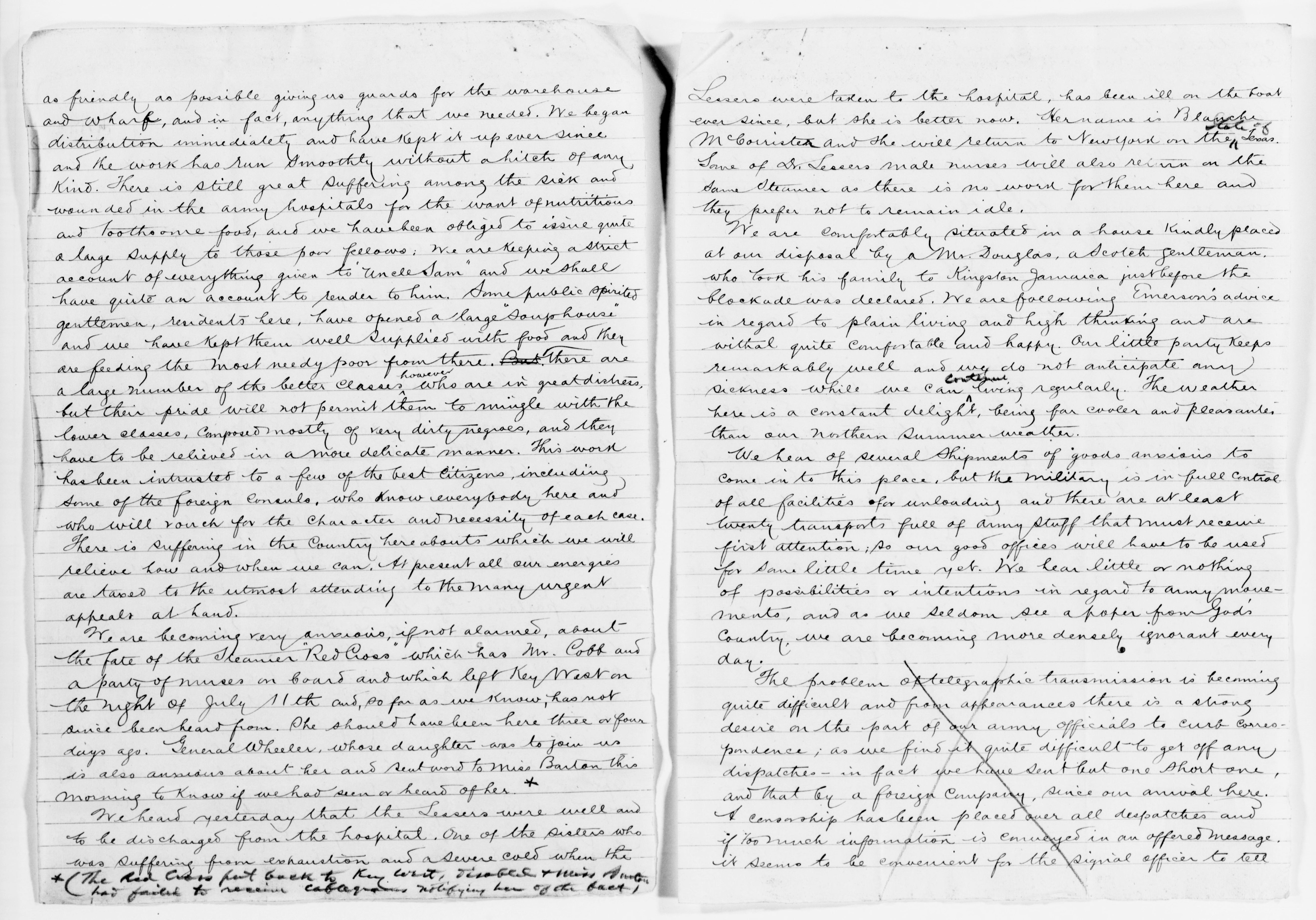 Scanned image of the current content page