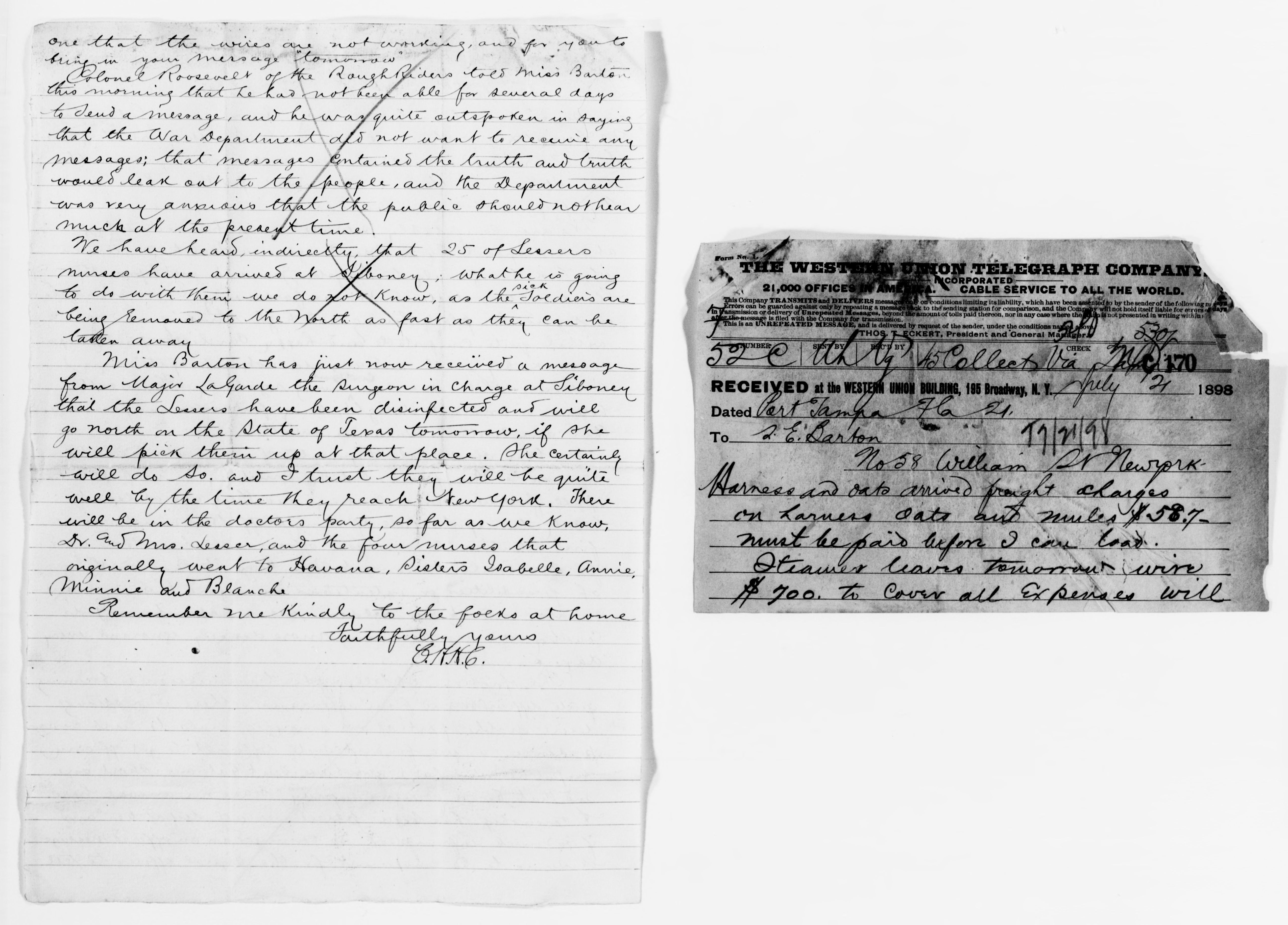 Scanned image of the current content page