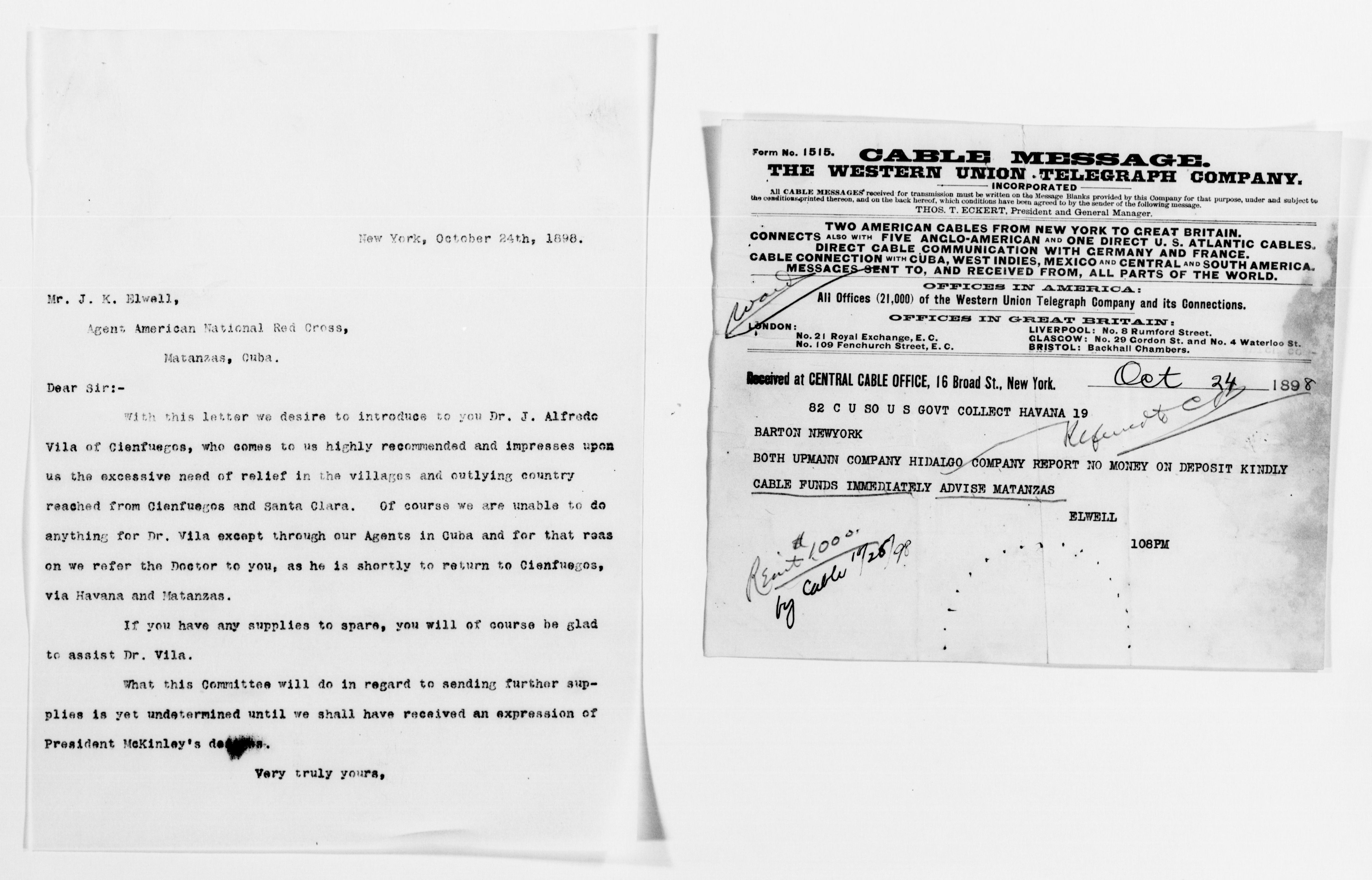 Scanned image of the current content page