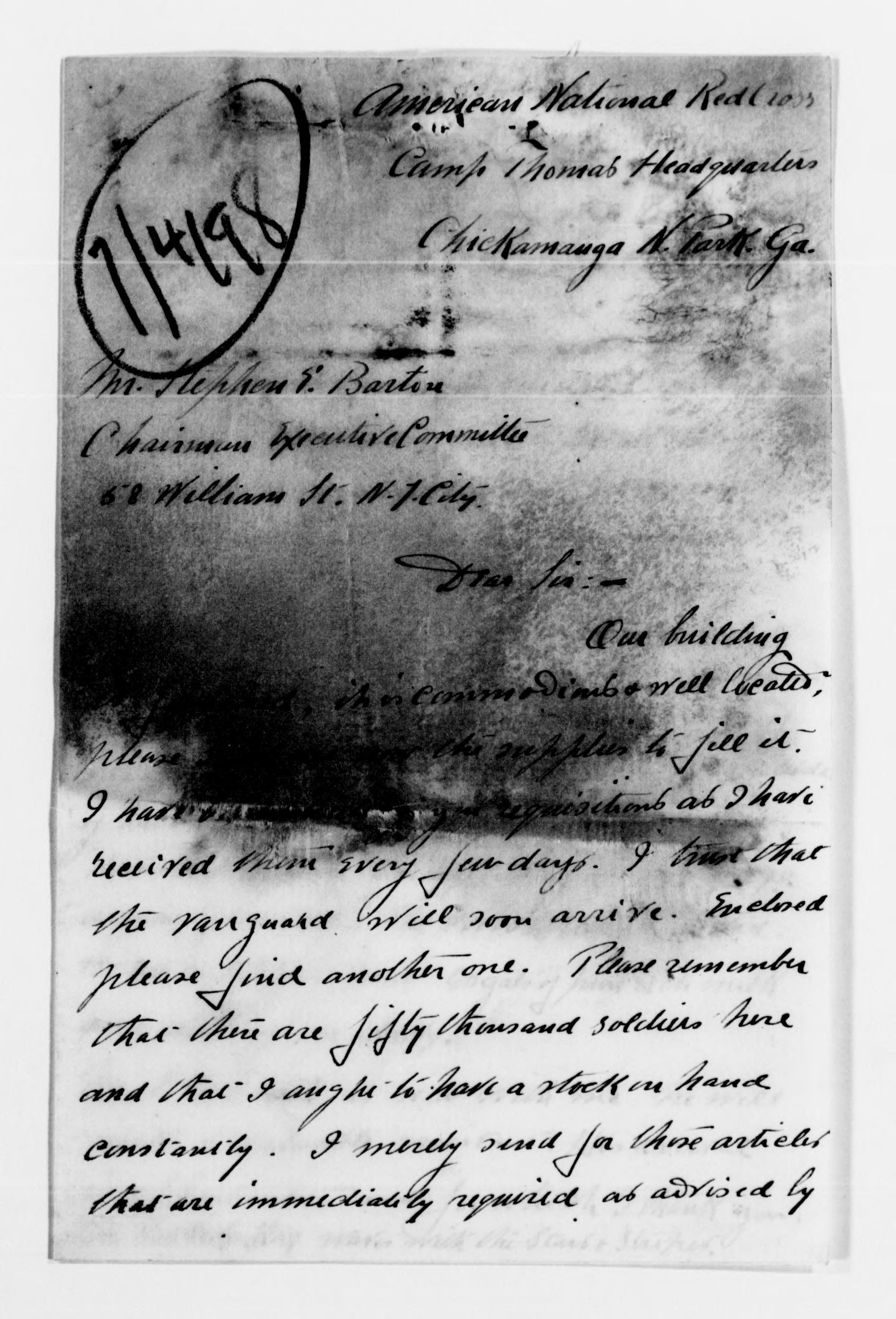 Scanned image of the current content page