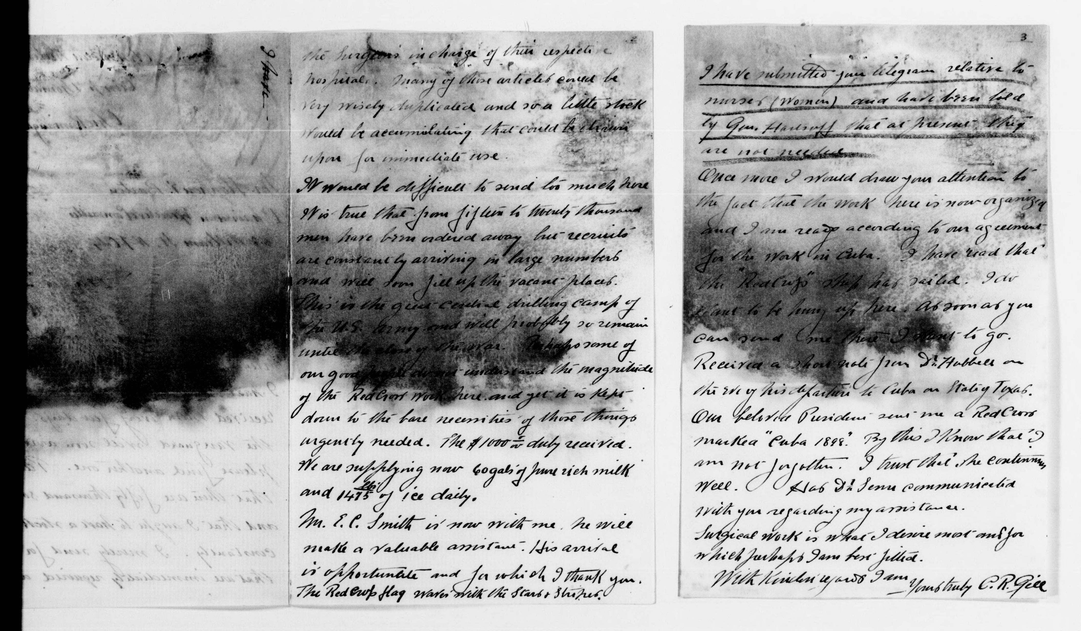 Scanned image of the current content page