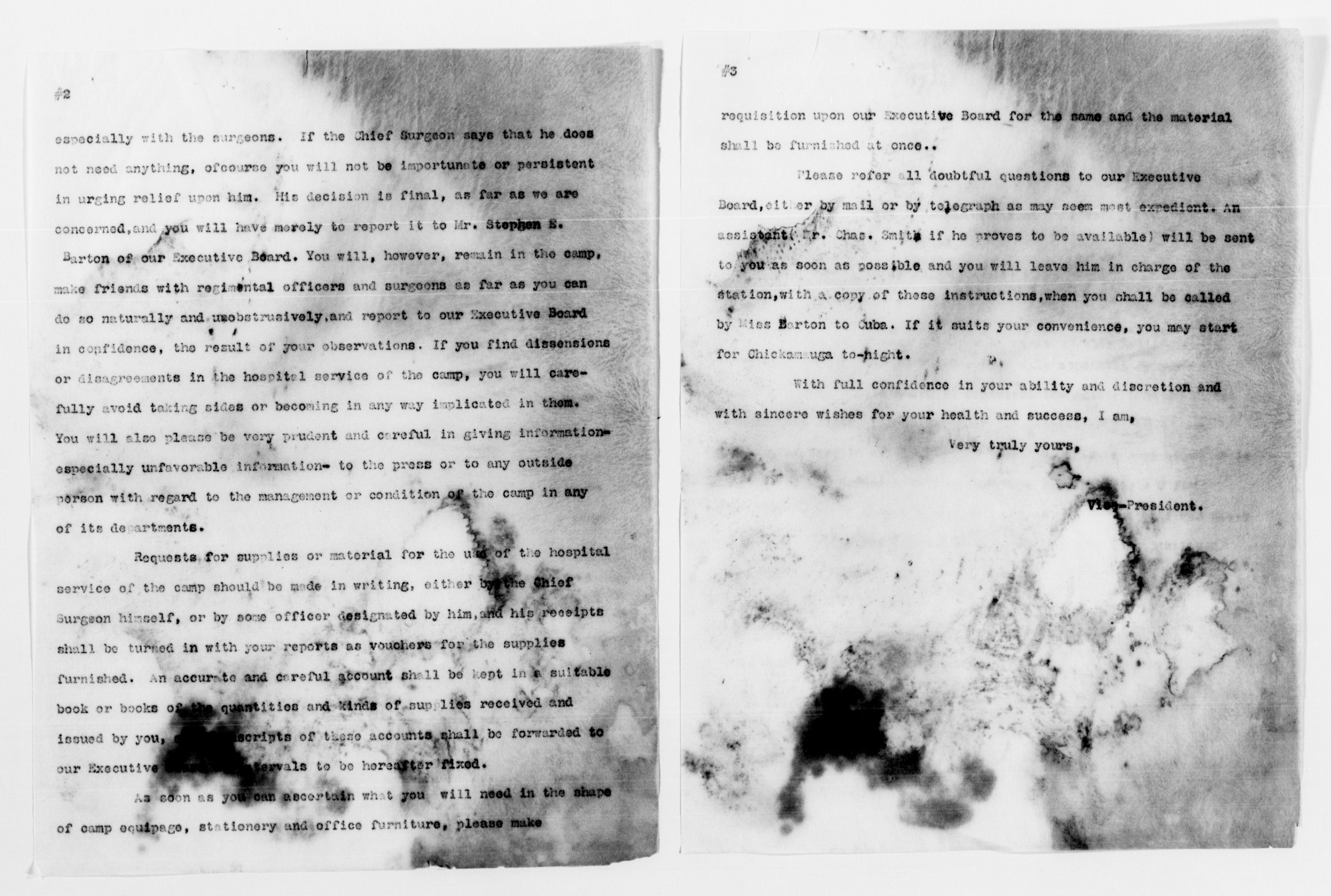 Scanned image of the current content page
