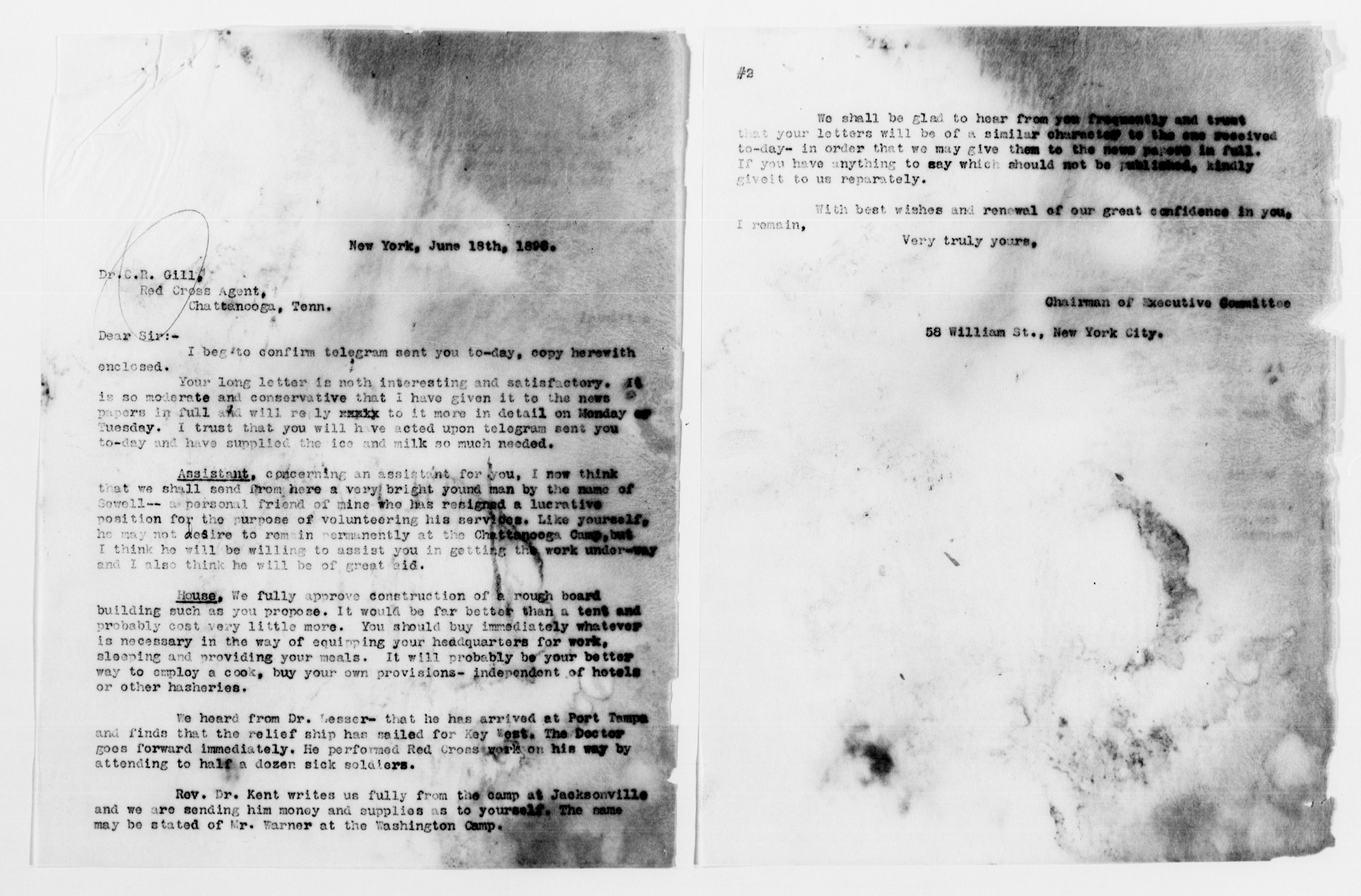 Scanned image of the current content page