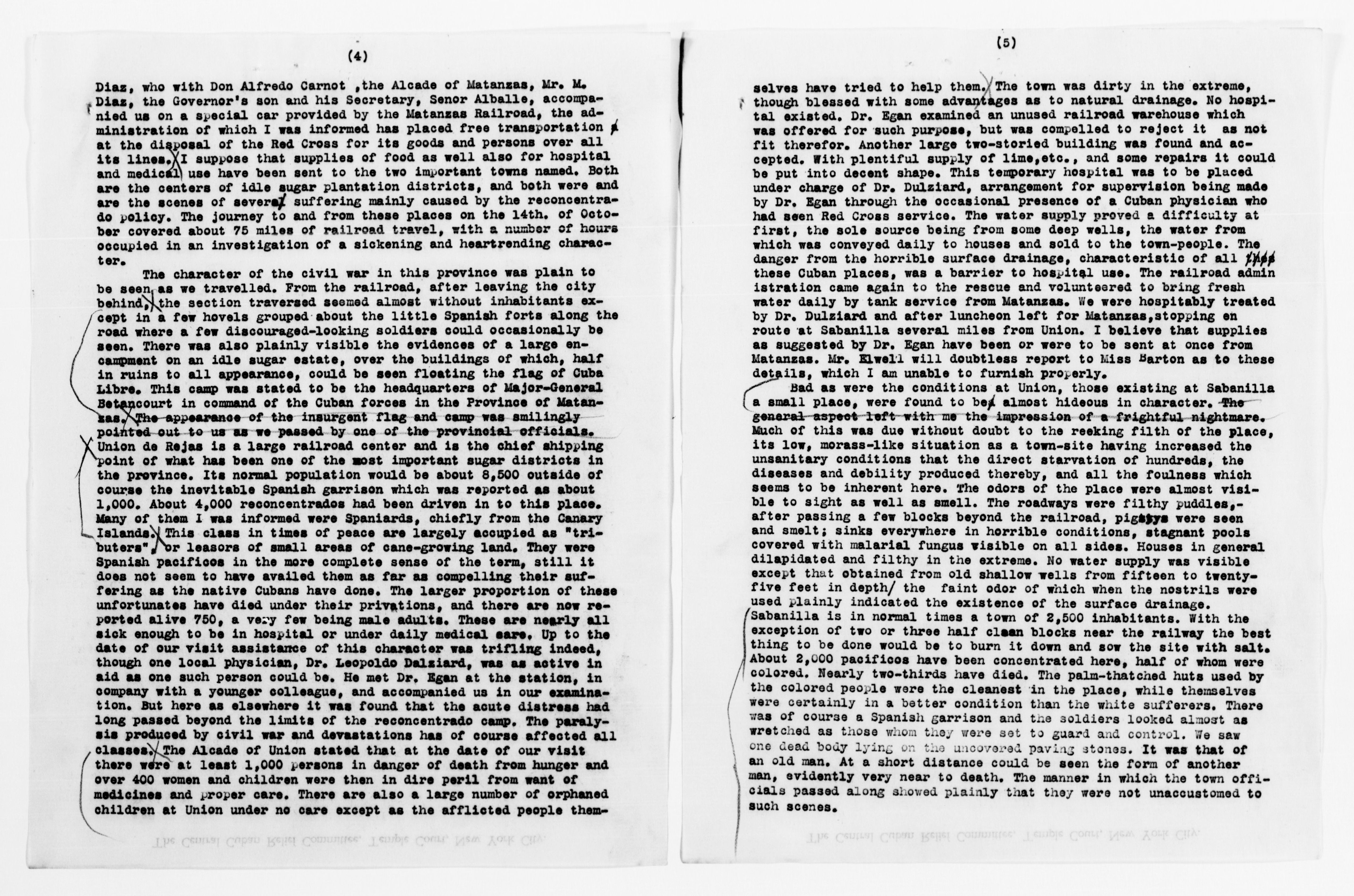 Scanned image of the current content page