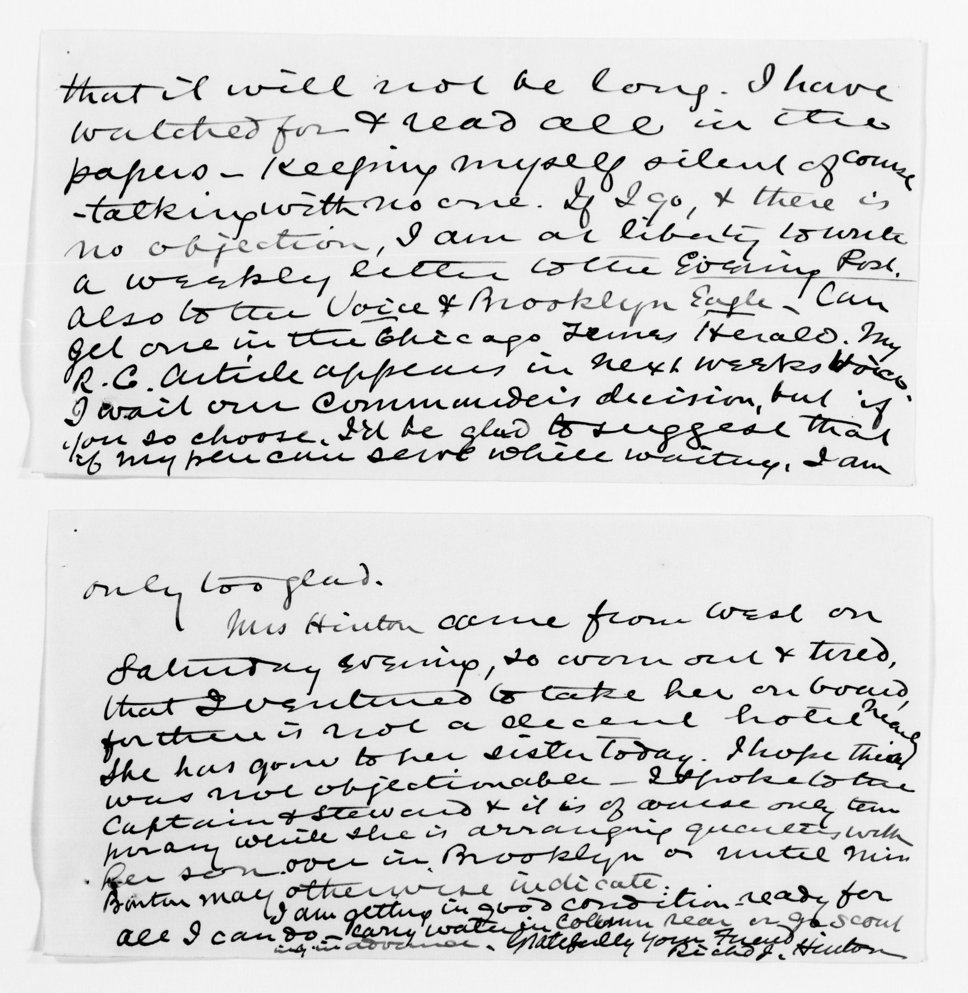Scanned image of the current content page