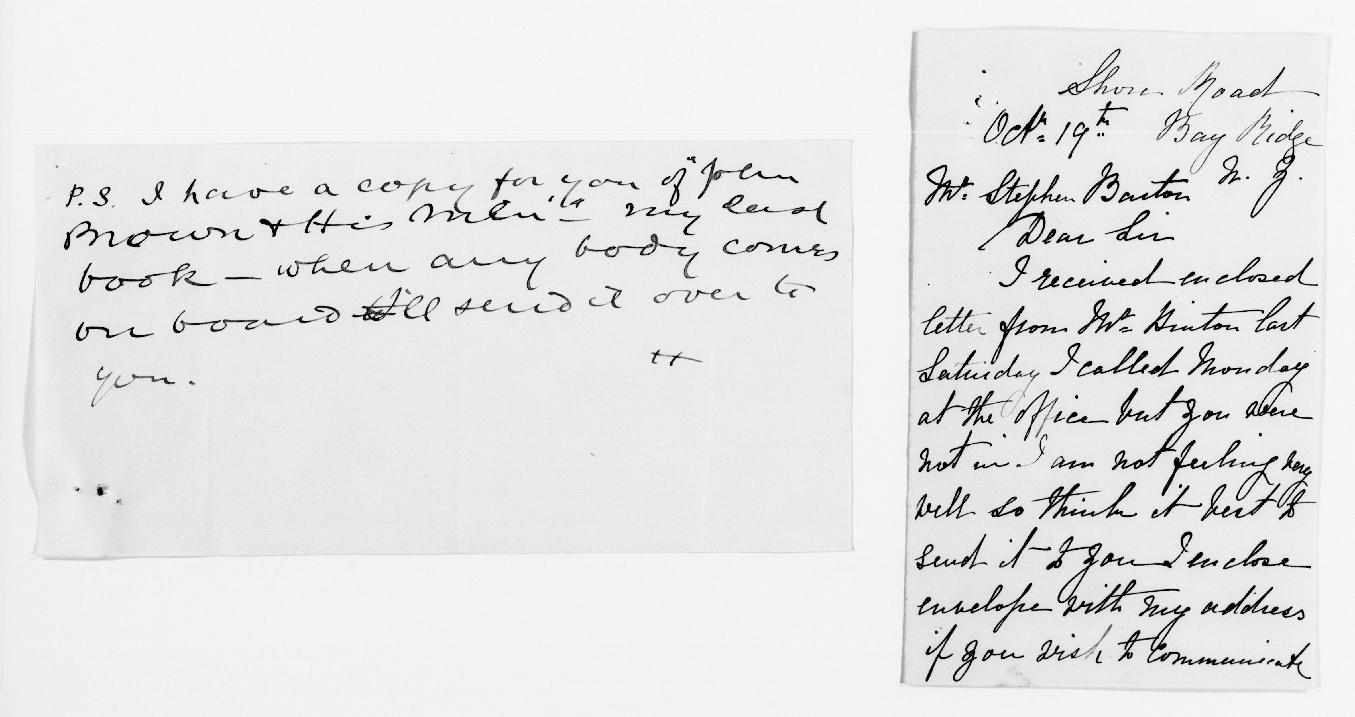 Scanned image of the current content page