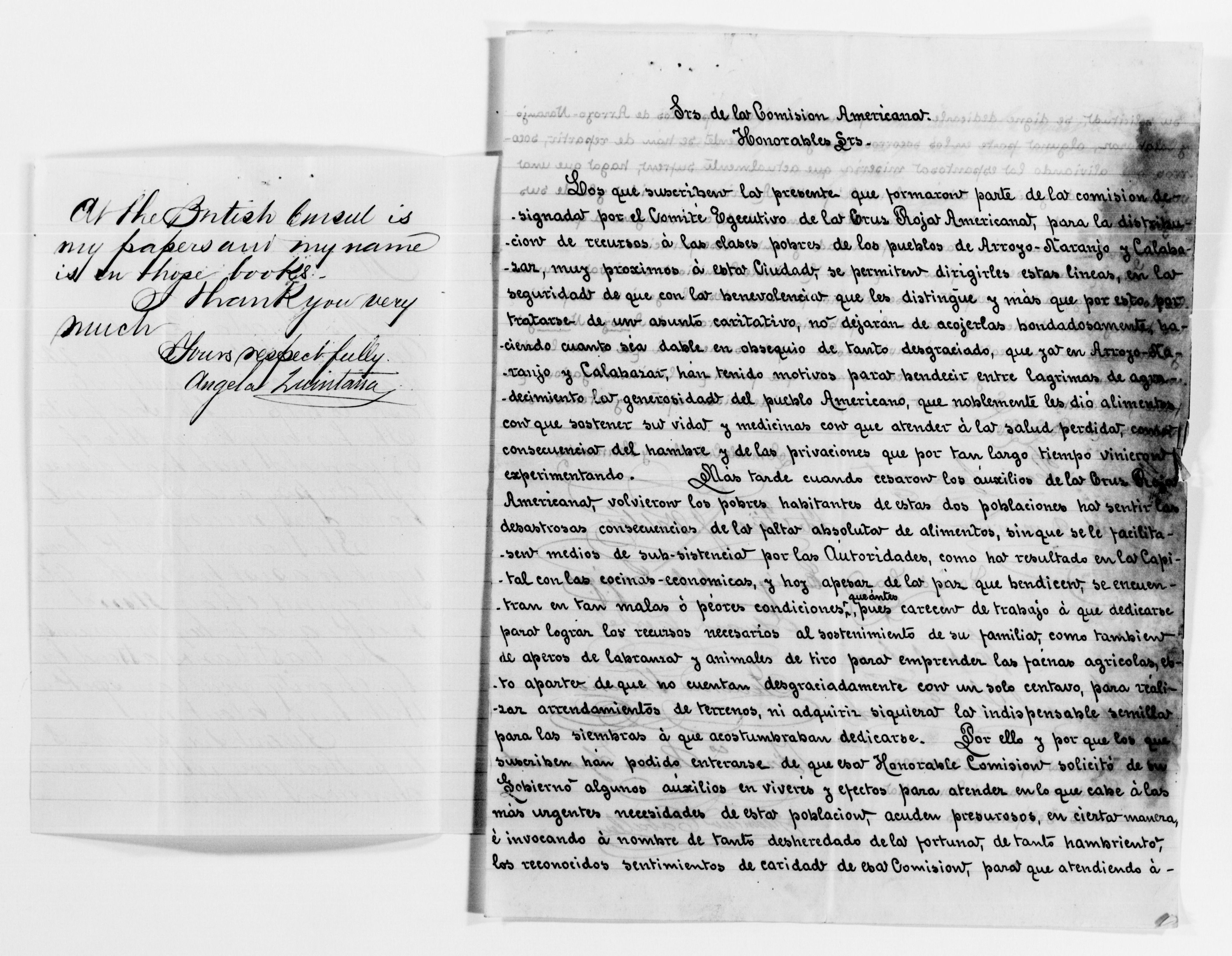 Scanned image of the current content page