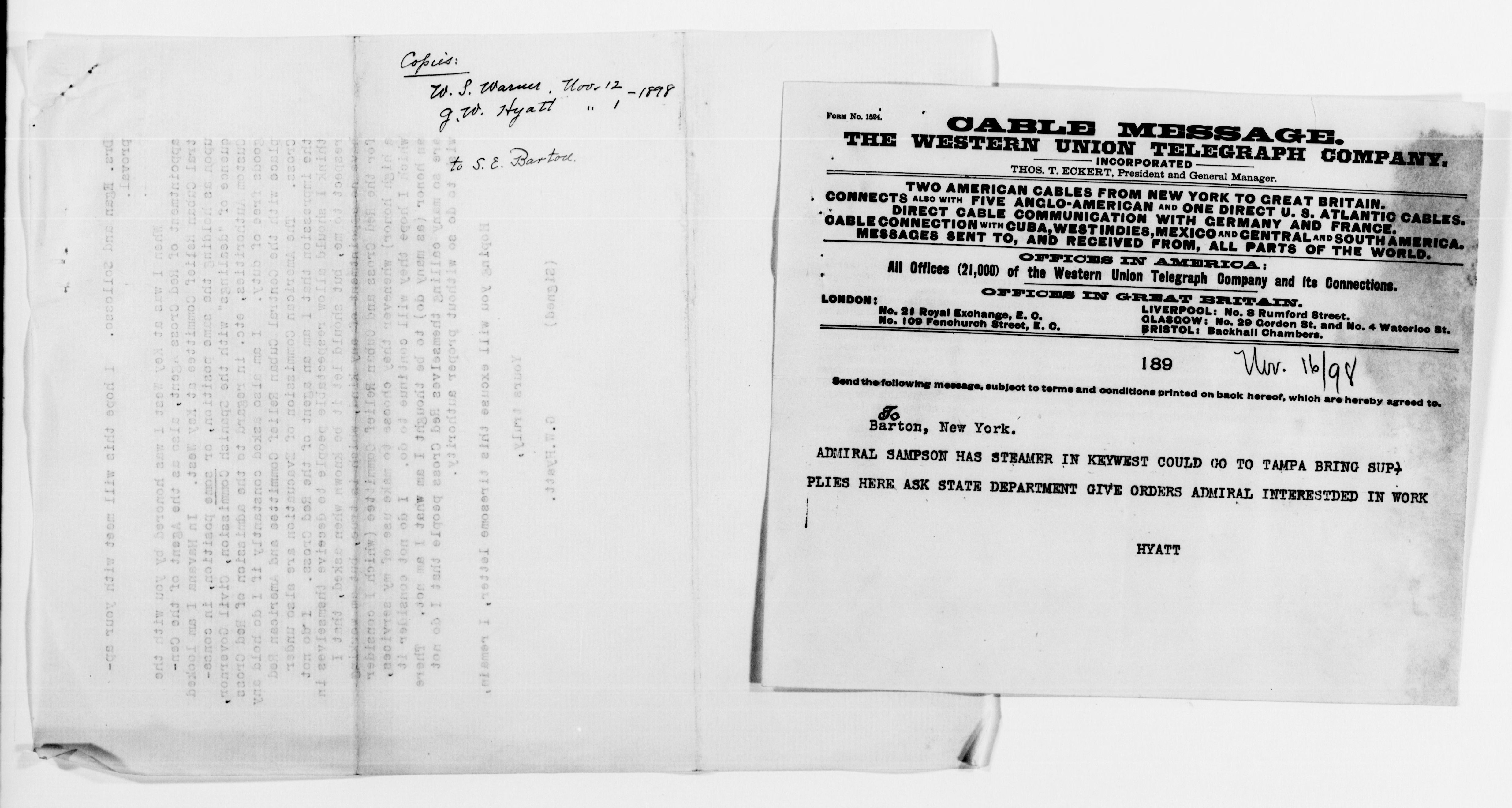 Scanned image of the current content page