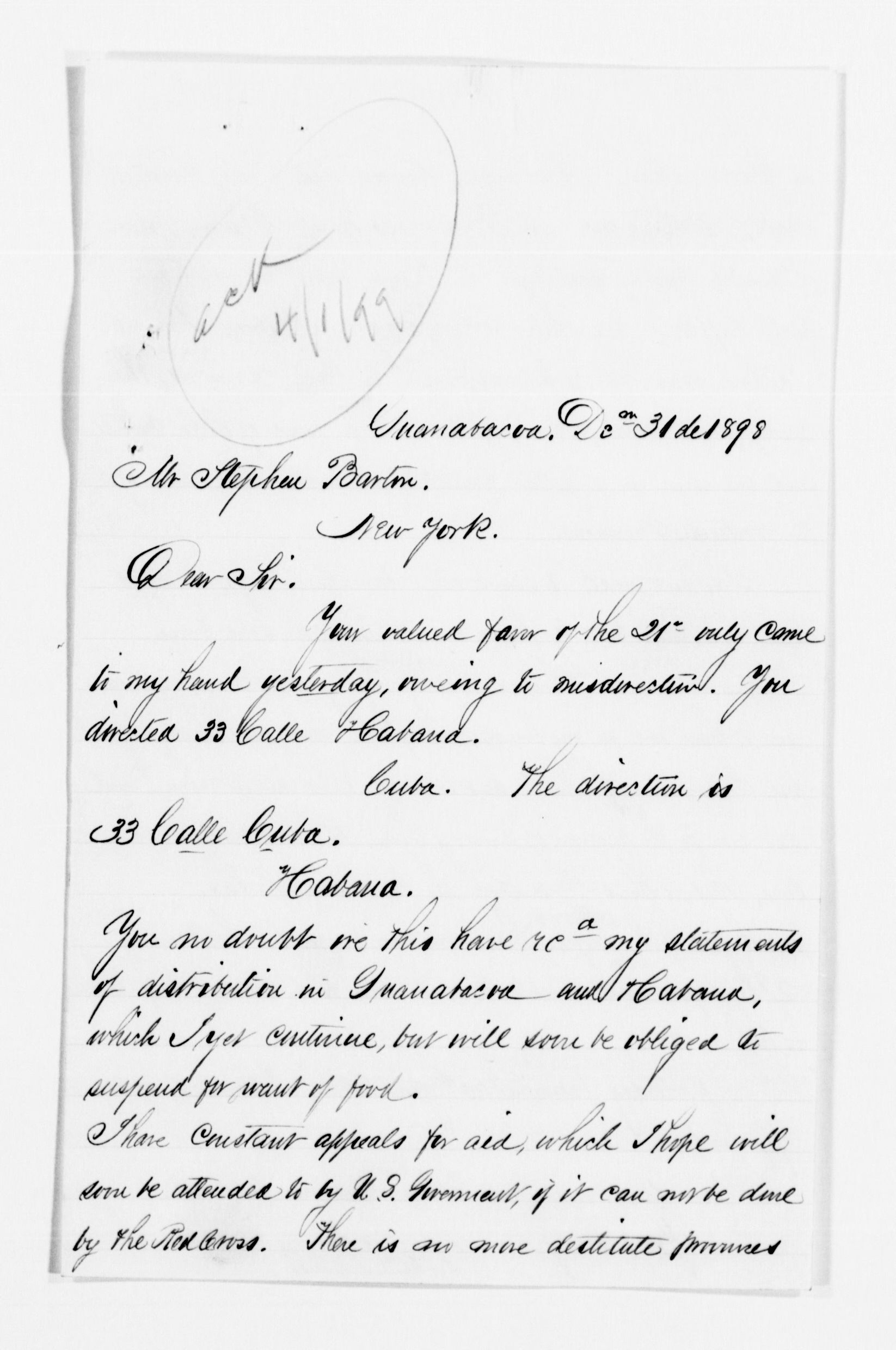 Scanned image of the current content page