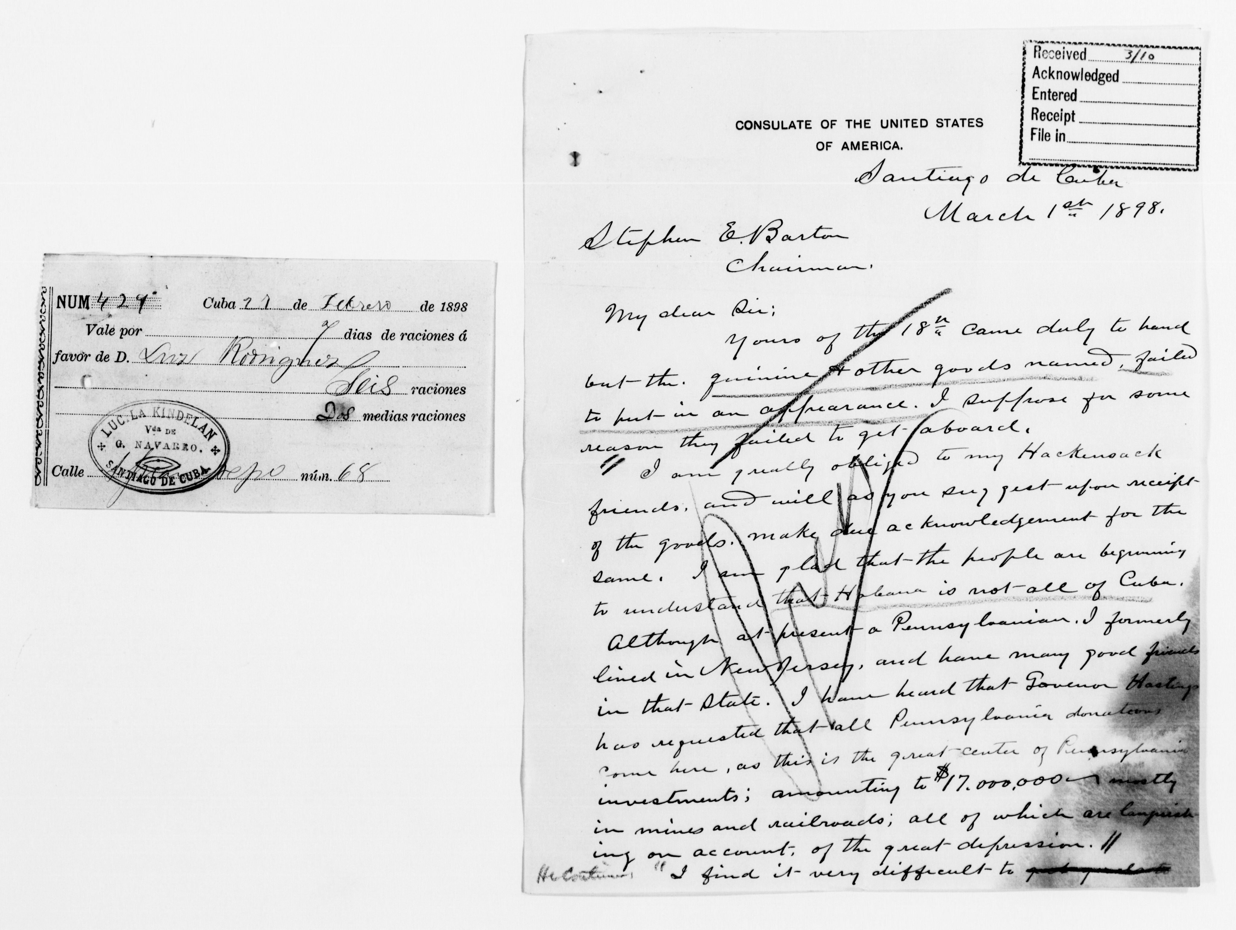 Scanned image of the current content page