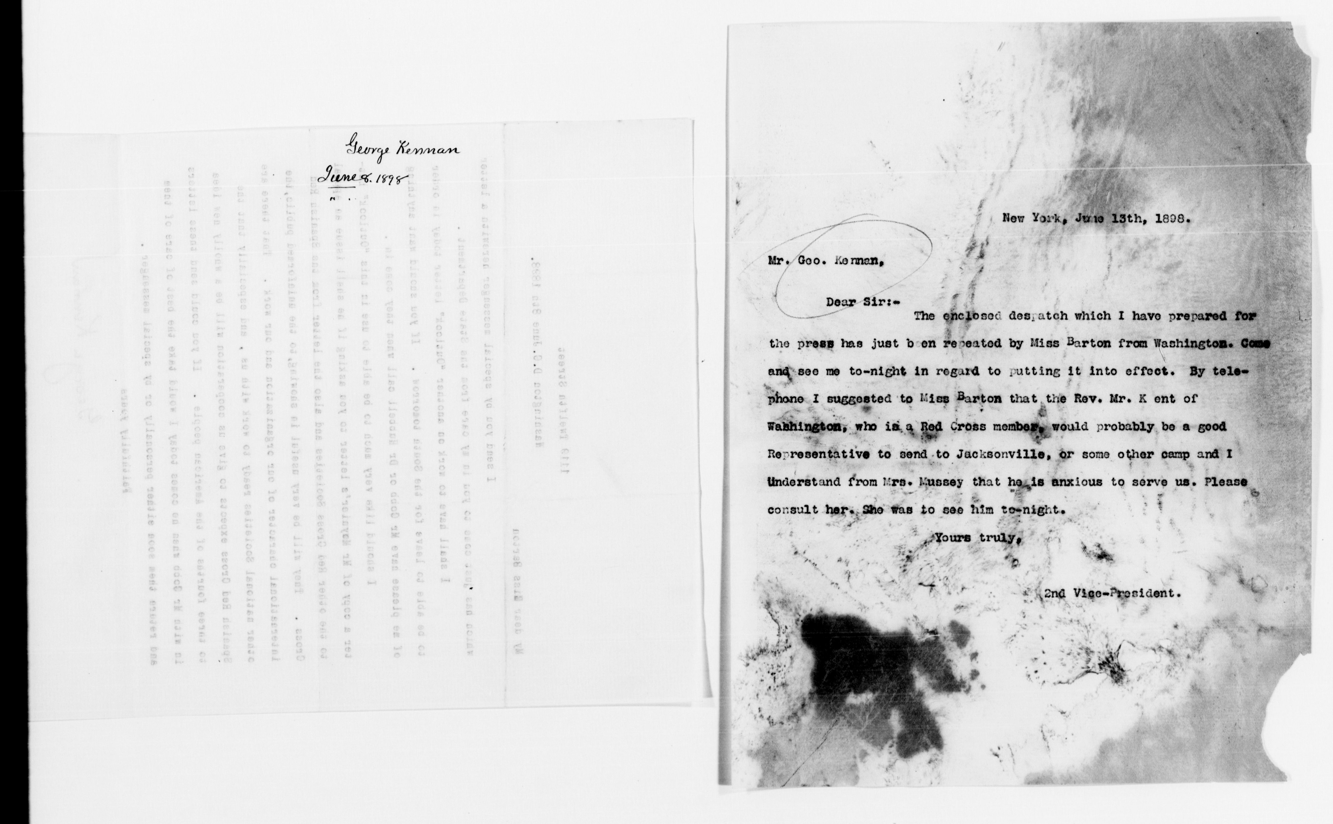 Scanned image of the current content page