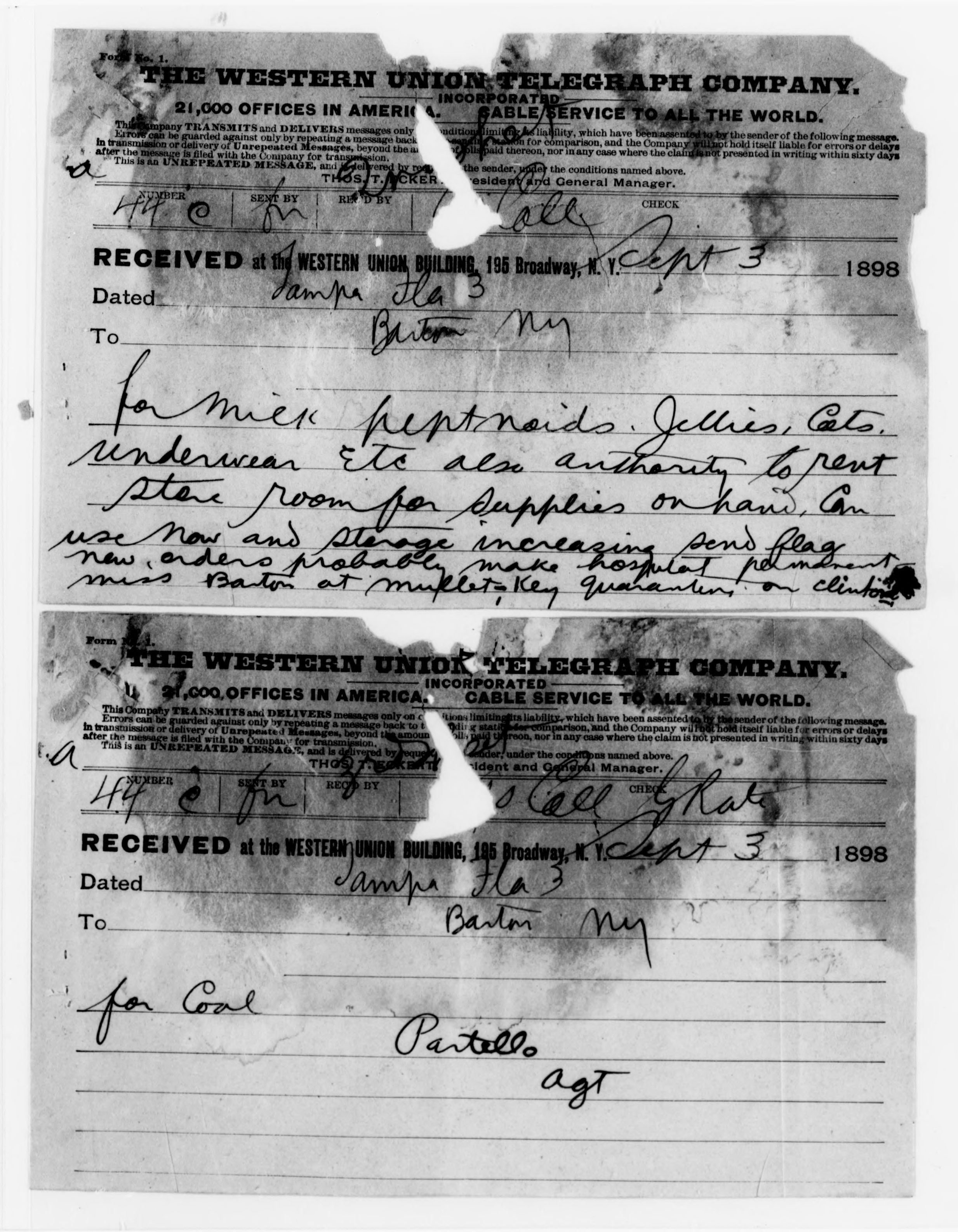 Scanned image of the current content page