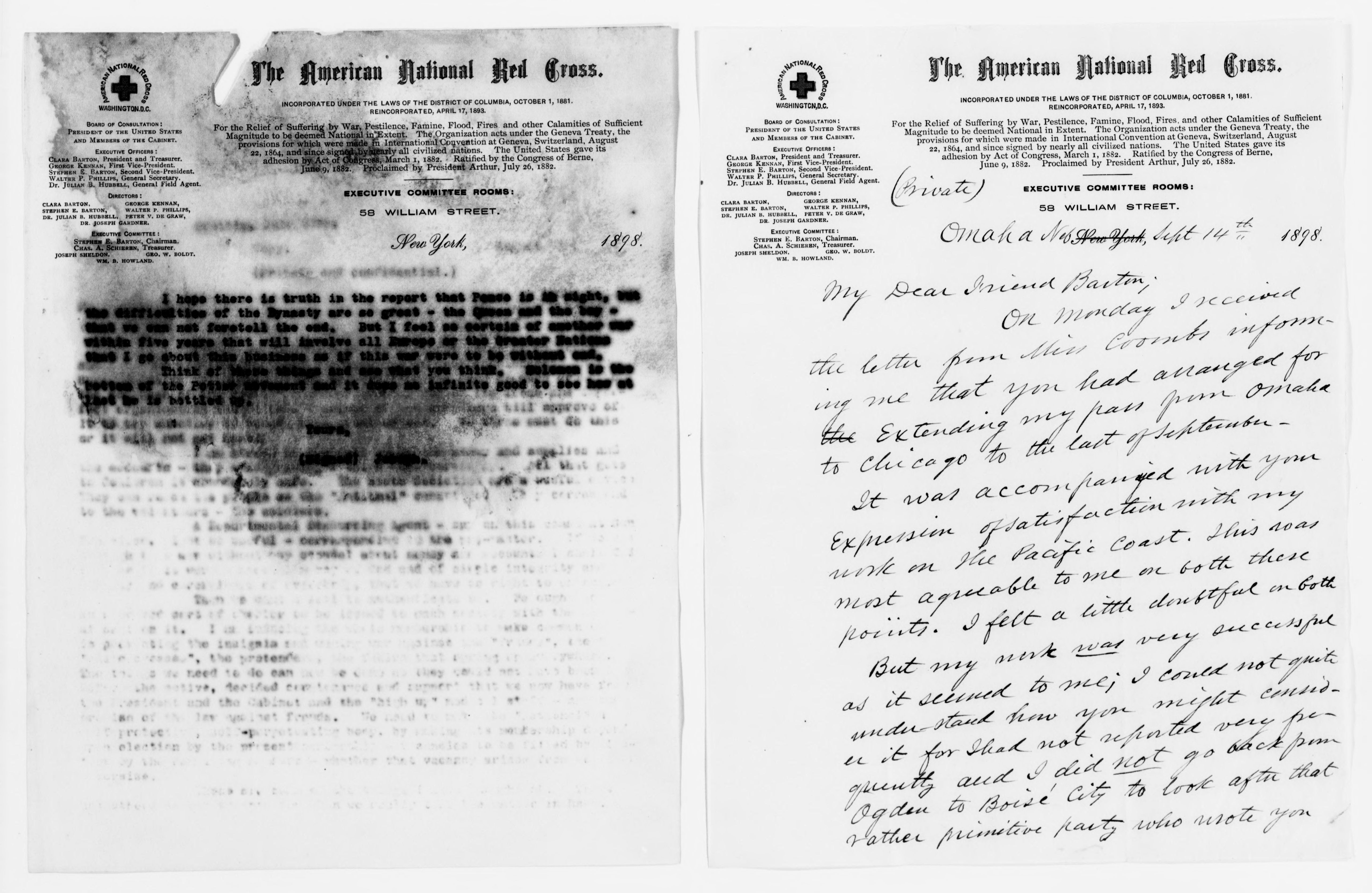 Scanned image of the current content page