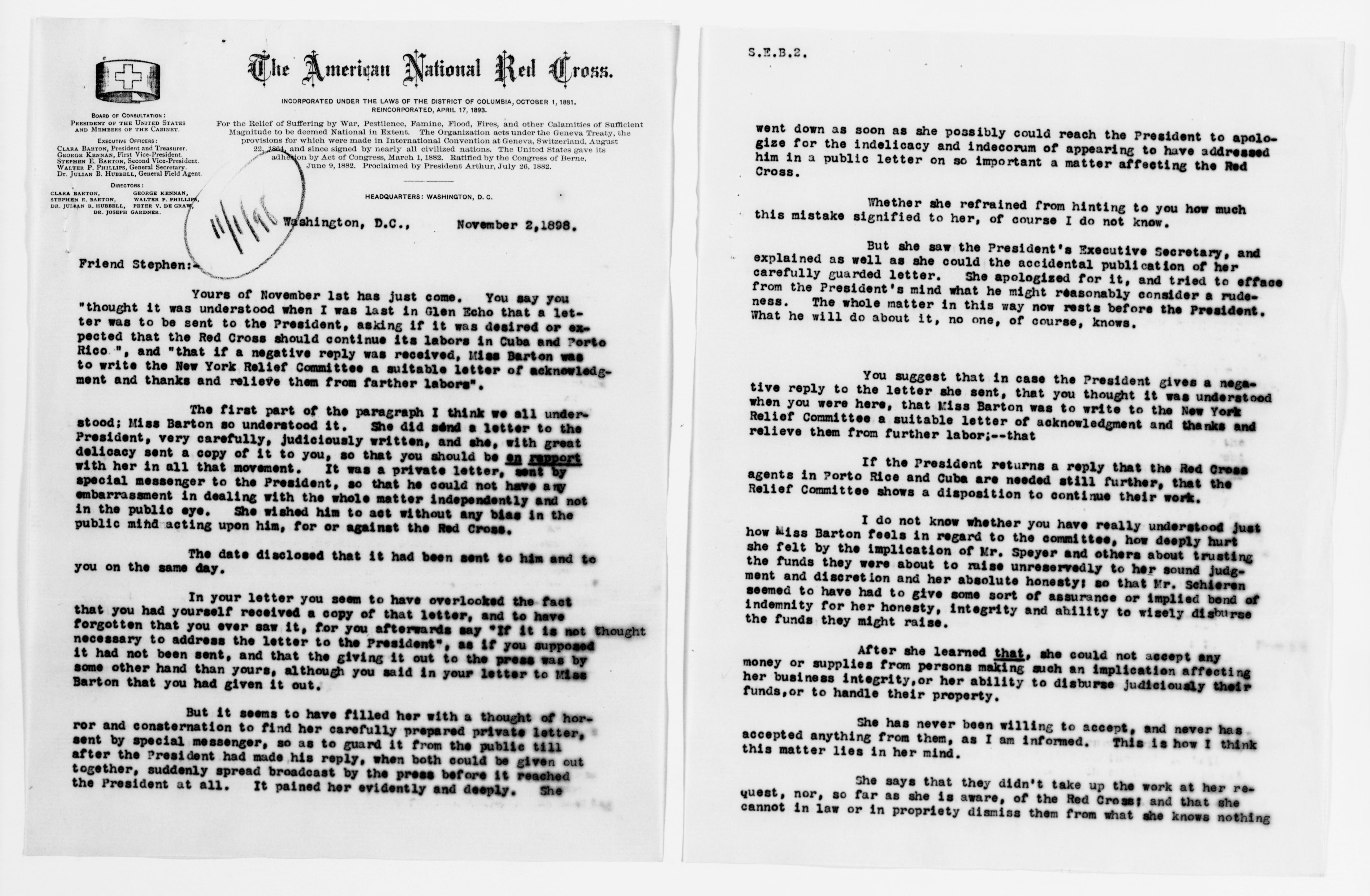 Scanned image of the current content page
