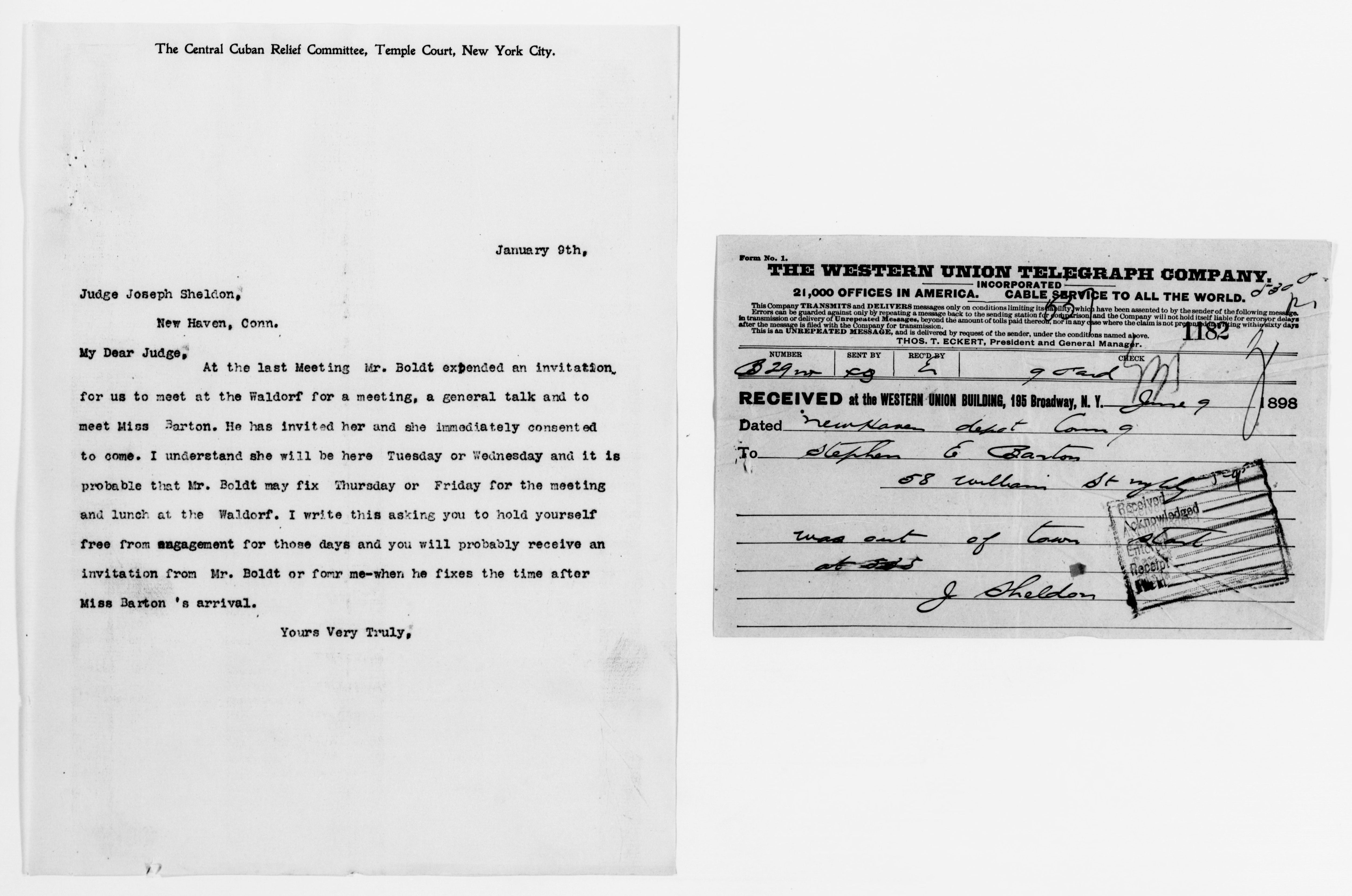 Scanned image of the current content page