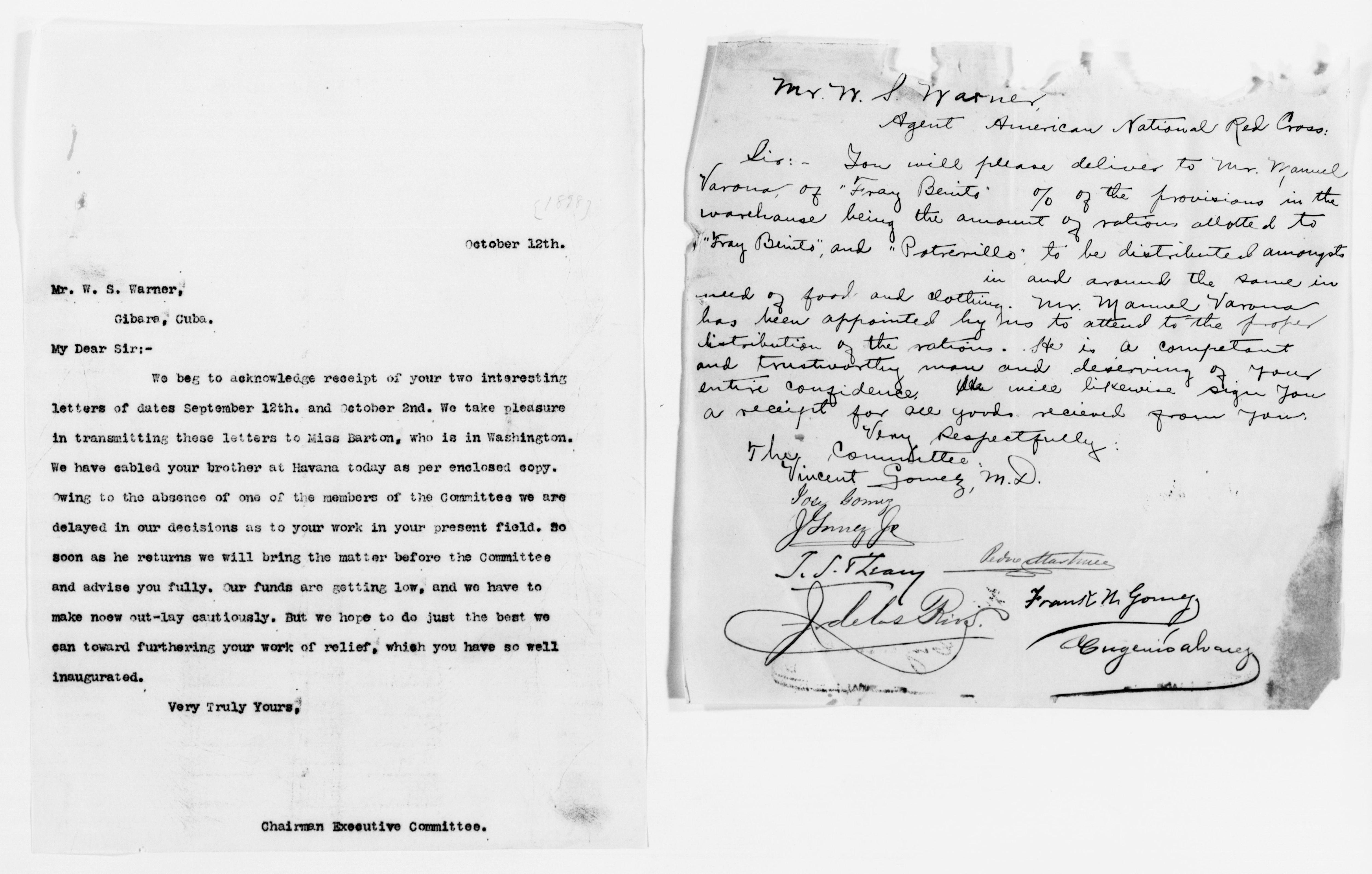 Scanned image of the current content page