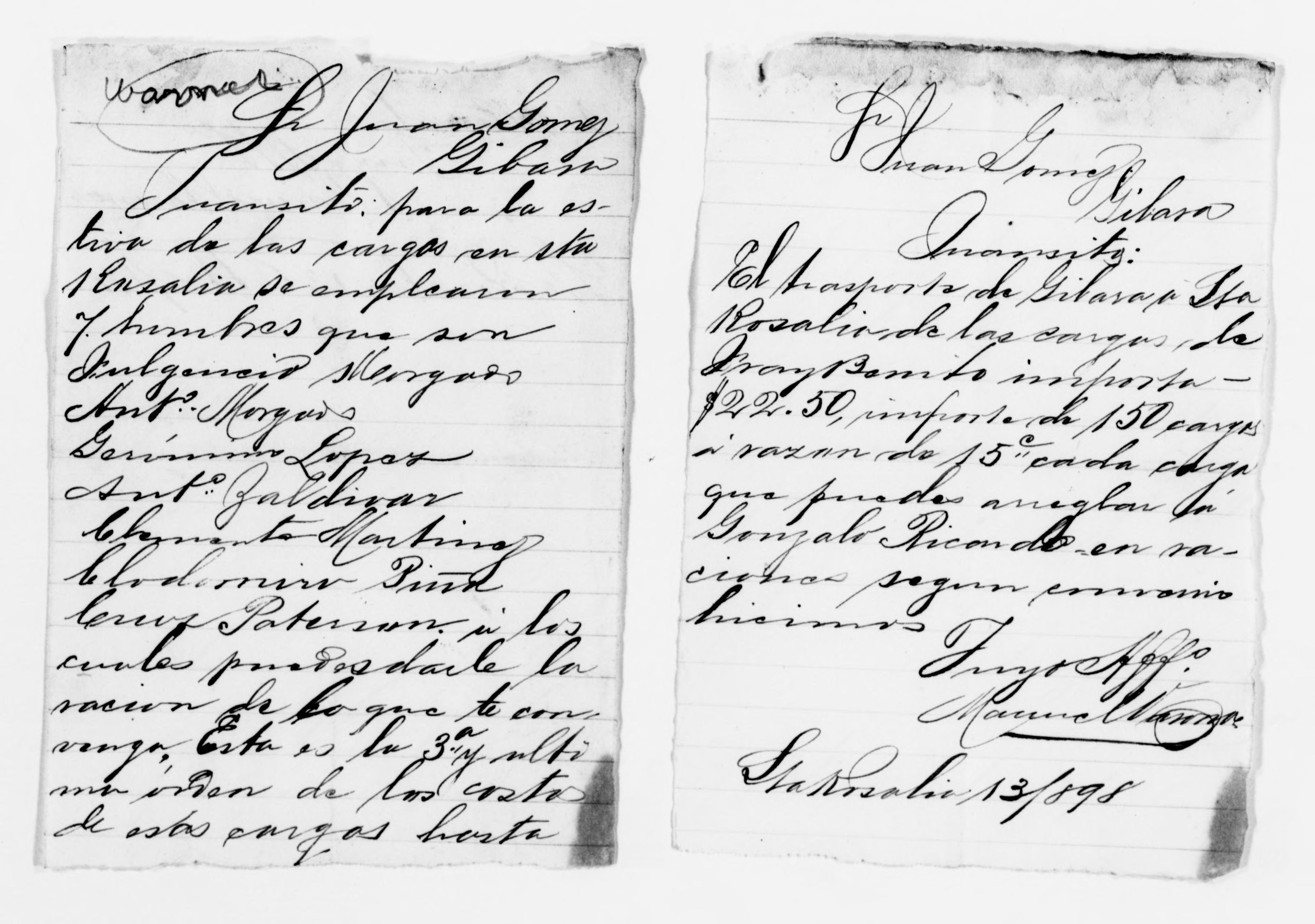 Scanned image of the current content page