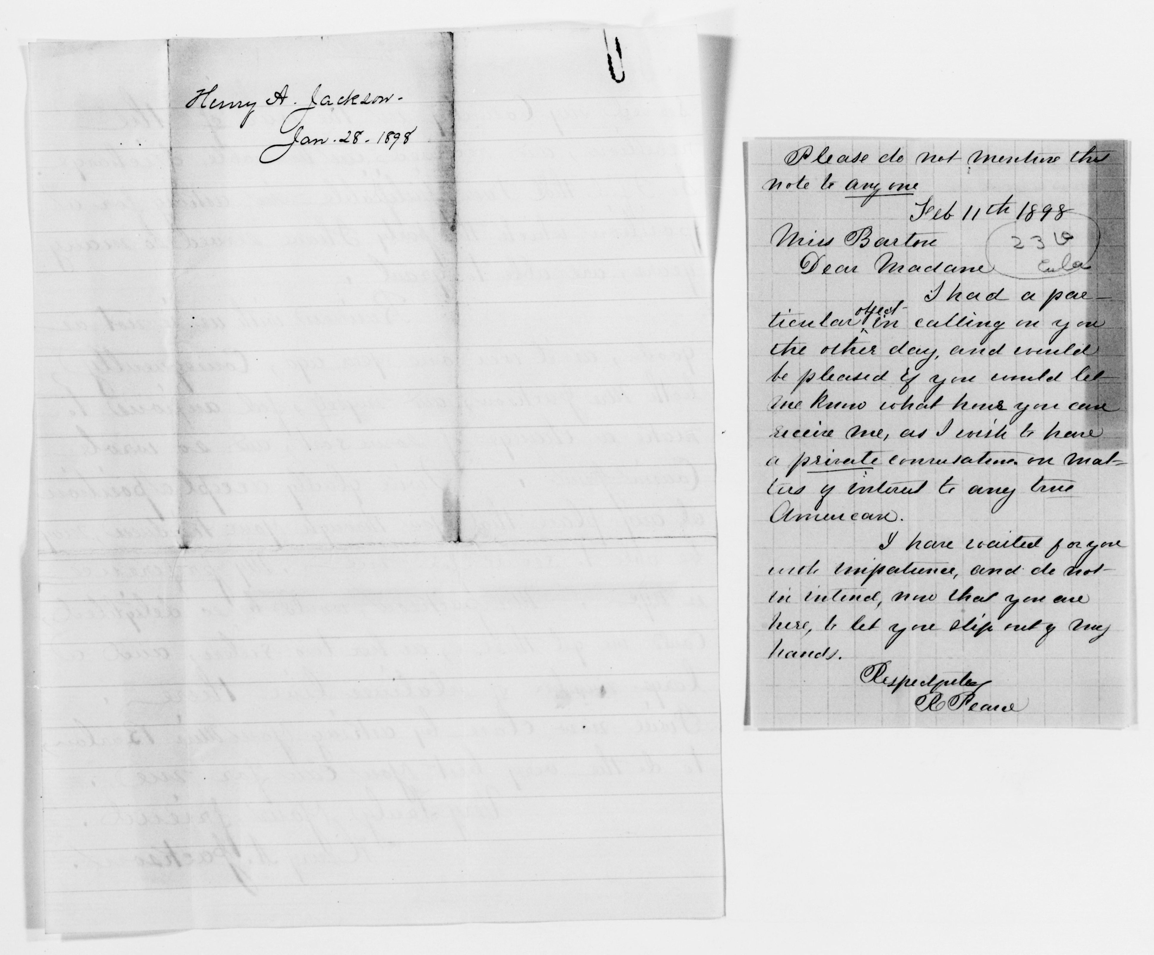 Scanned image of the current content page