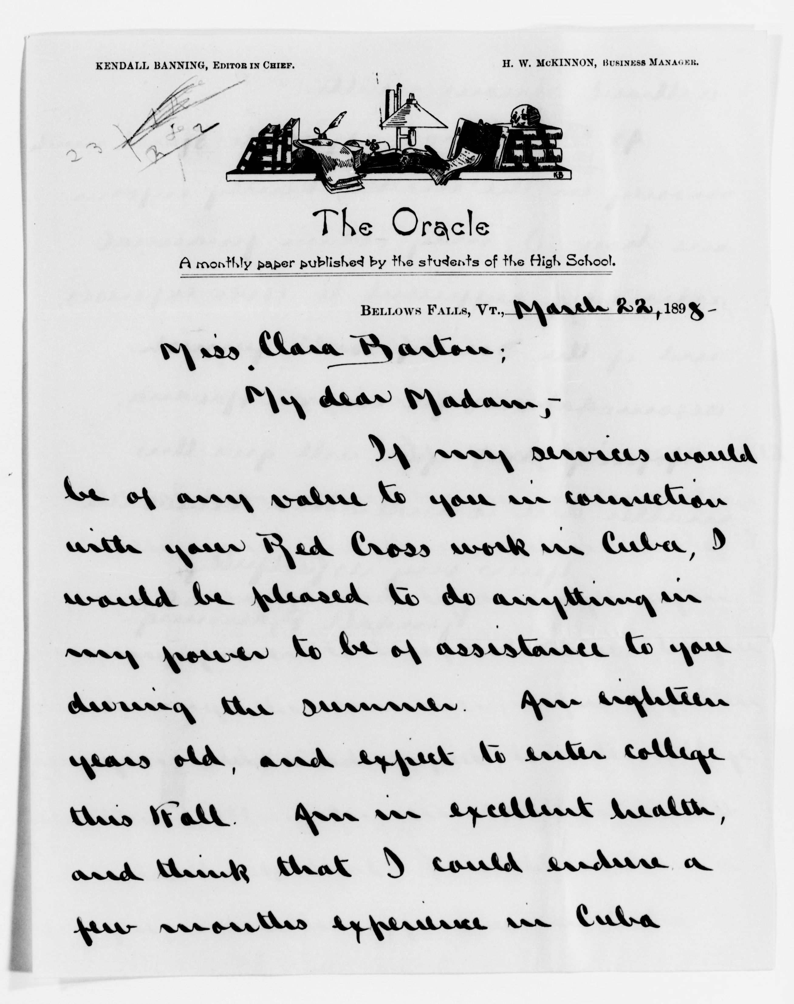 Scanned image of the current content page