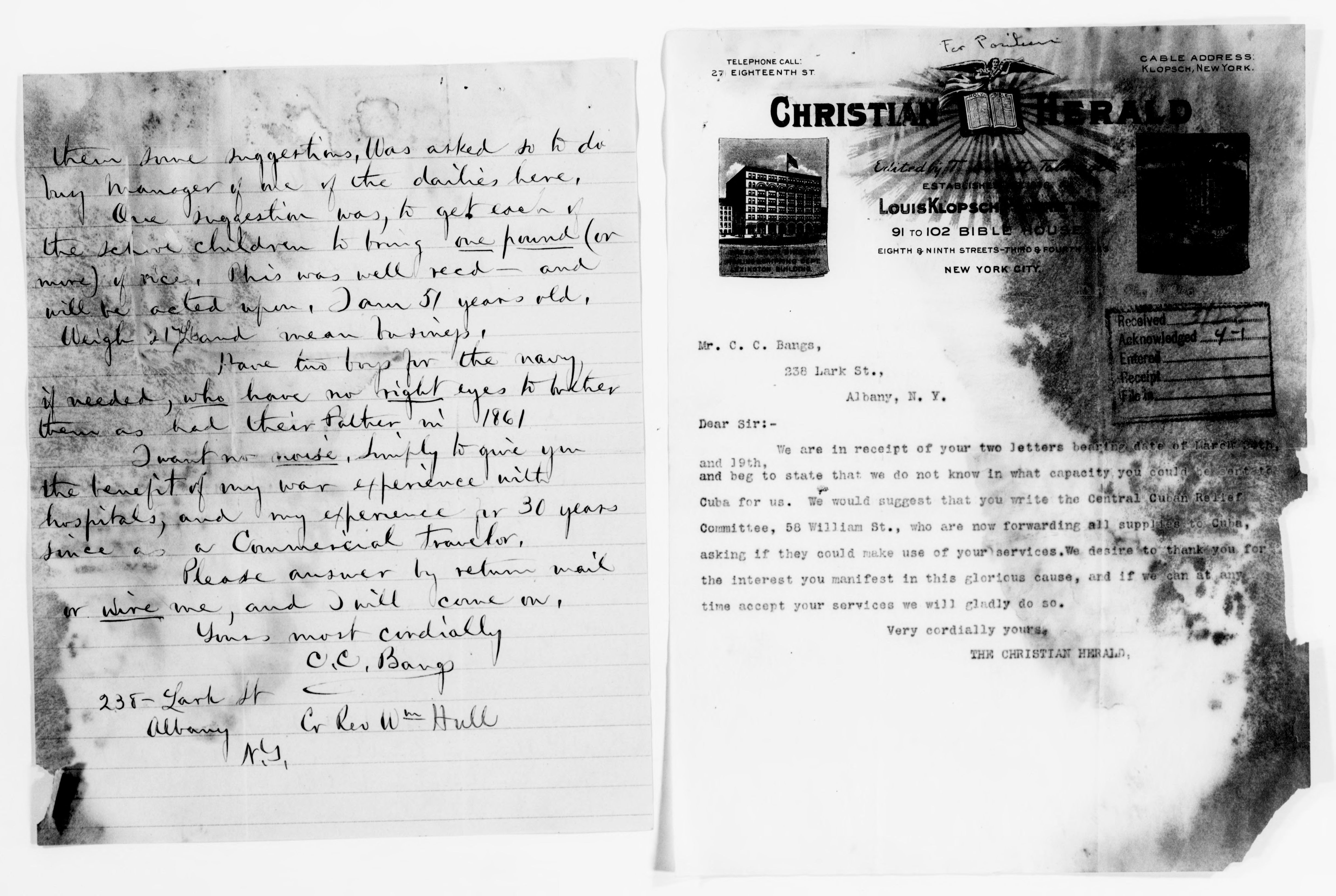 Scanned image of the current content page