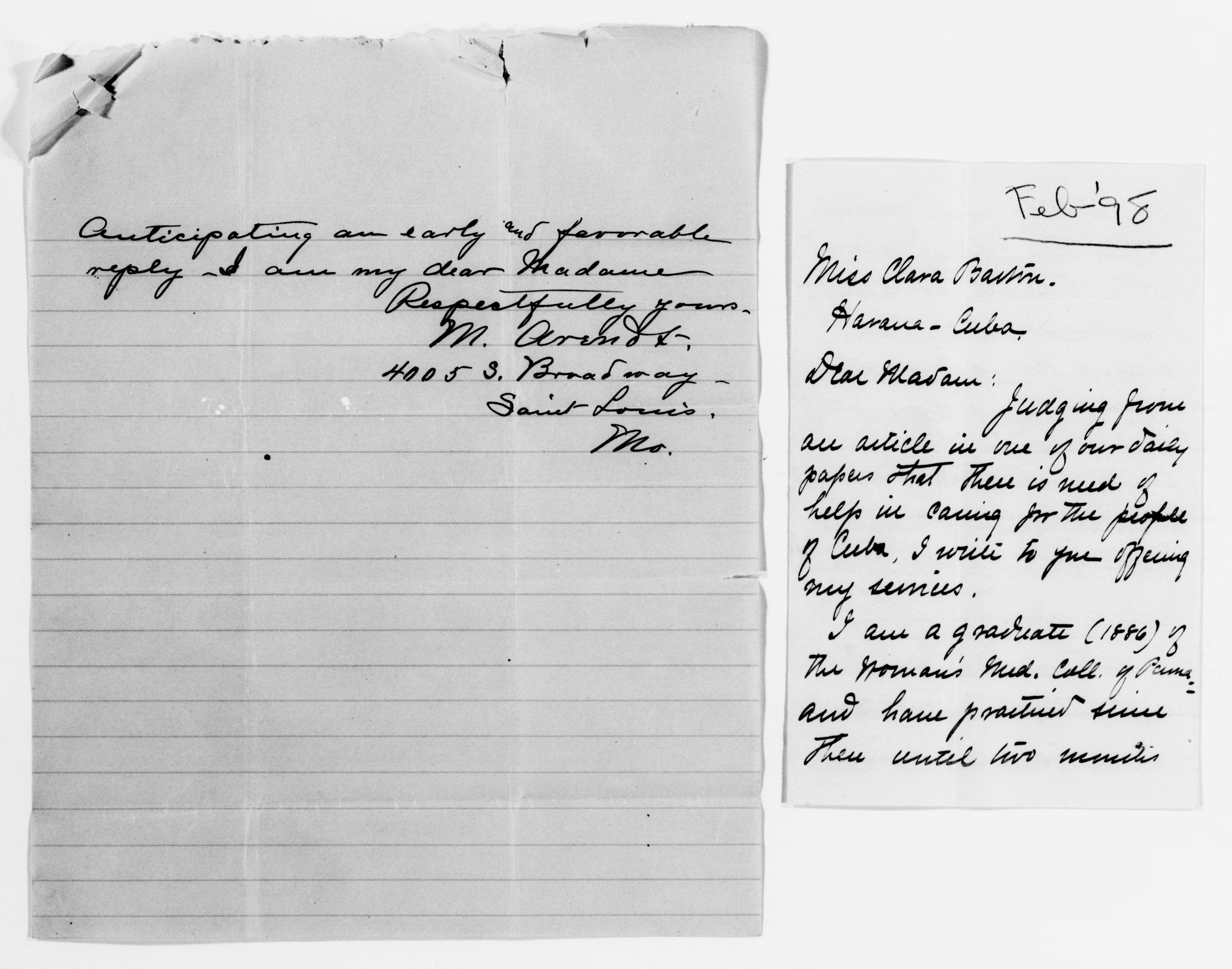 Scanned image of the current content page