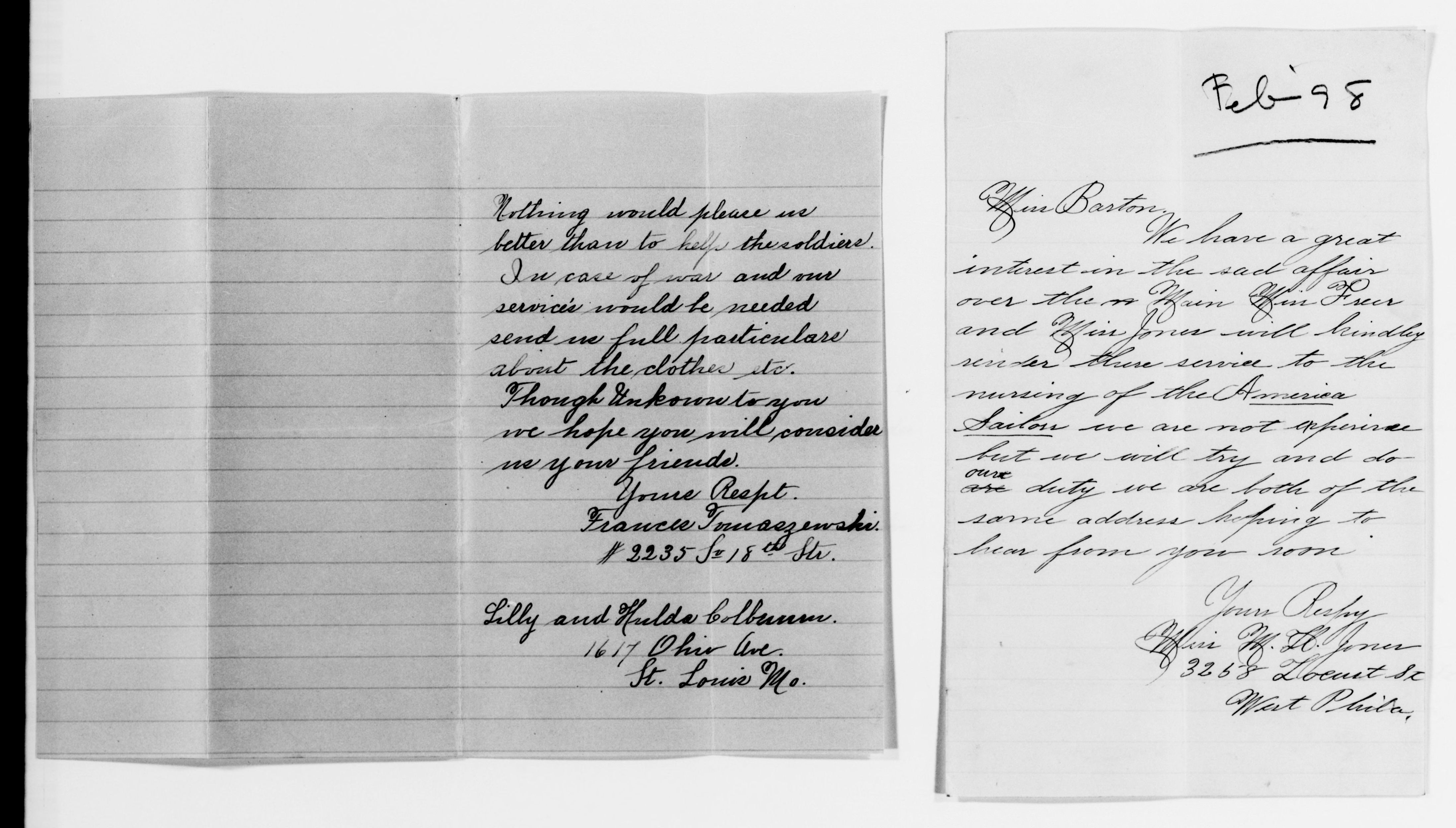 Scanned image of the current content page